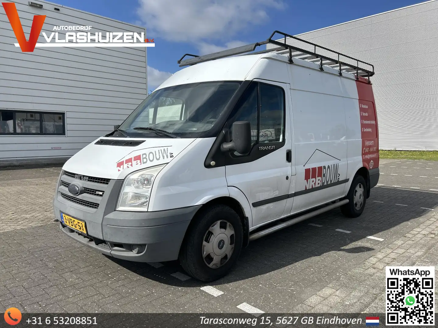 Ford Transit 300M 2.4 TDCI SHD | € 4.350,- MARGE! | Bijrijdersb Wit - 1