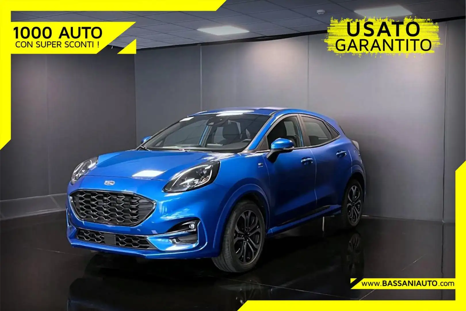 Ford Puma 1.0 EcoBoost Hybrid 125 CV S&S aut. ST-Line Blu/Azzurro - 1