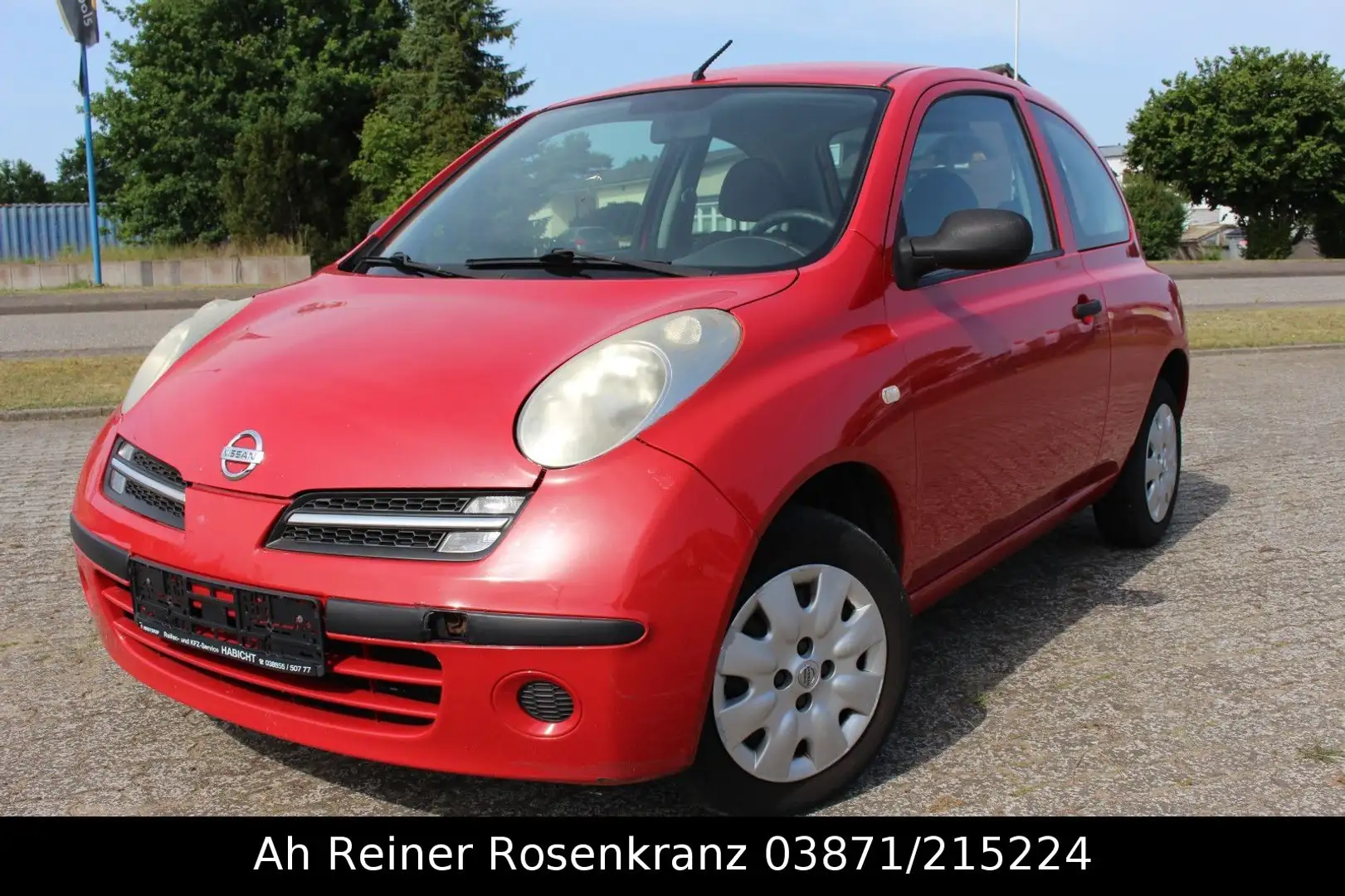 Nissan Micra Visia - guter Zustand! crvena - 1