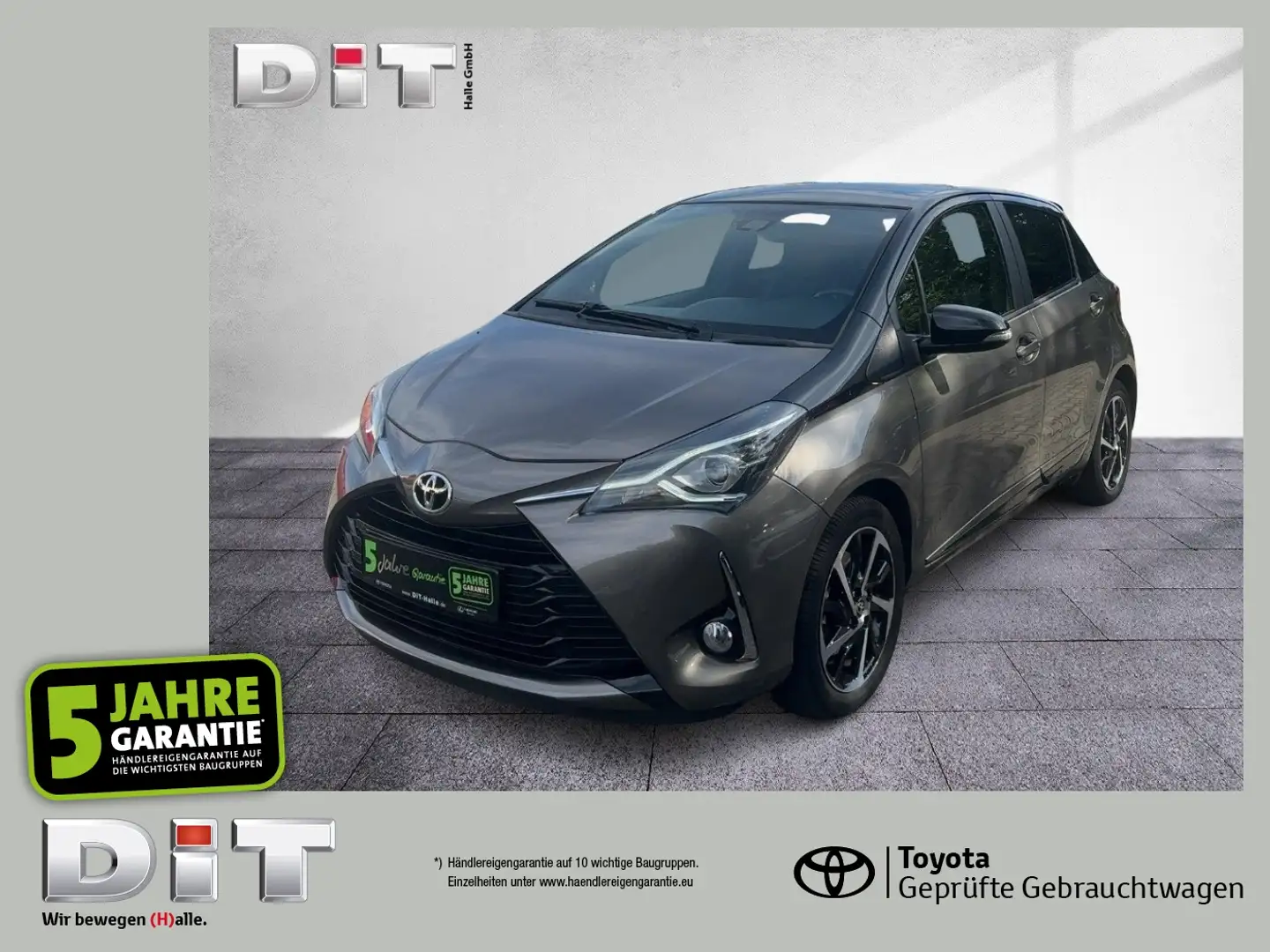 Toyota Yaris 1.5 Style Selection Klima Kamera Smart-Key Grau - 1