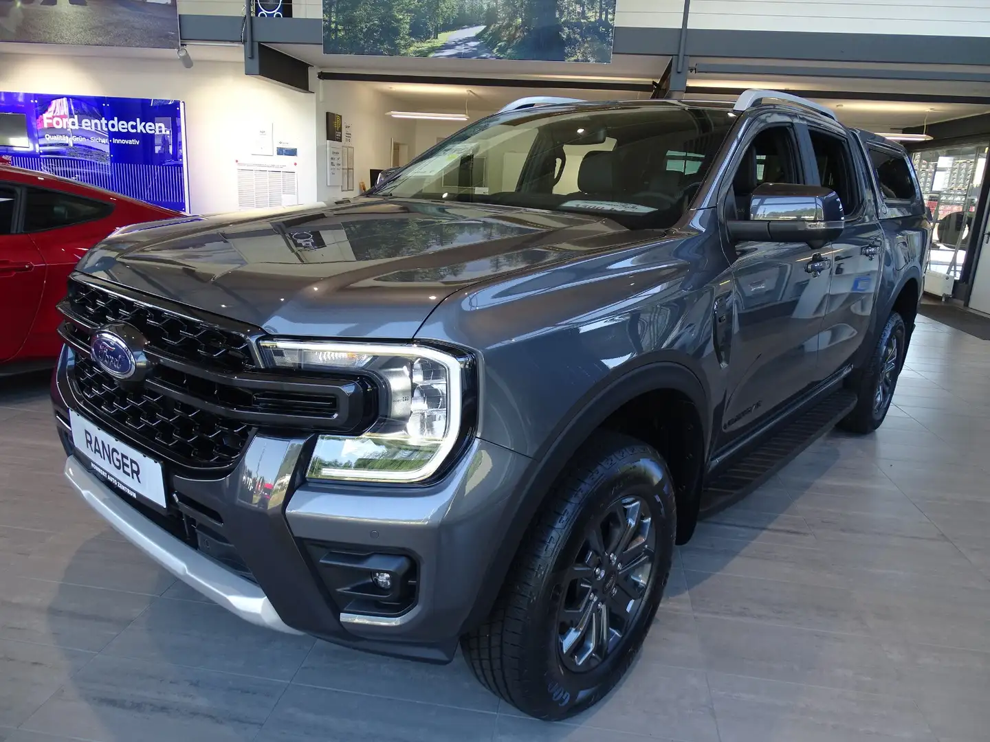 Ford Ranger 3.0 Ecoblue 4WD DK Wildtrak Hardtop AHK Grigio - 2