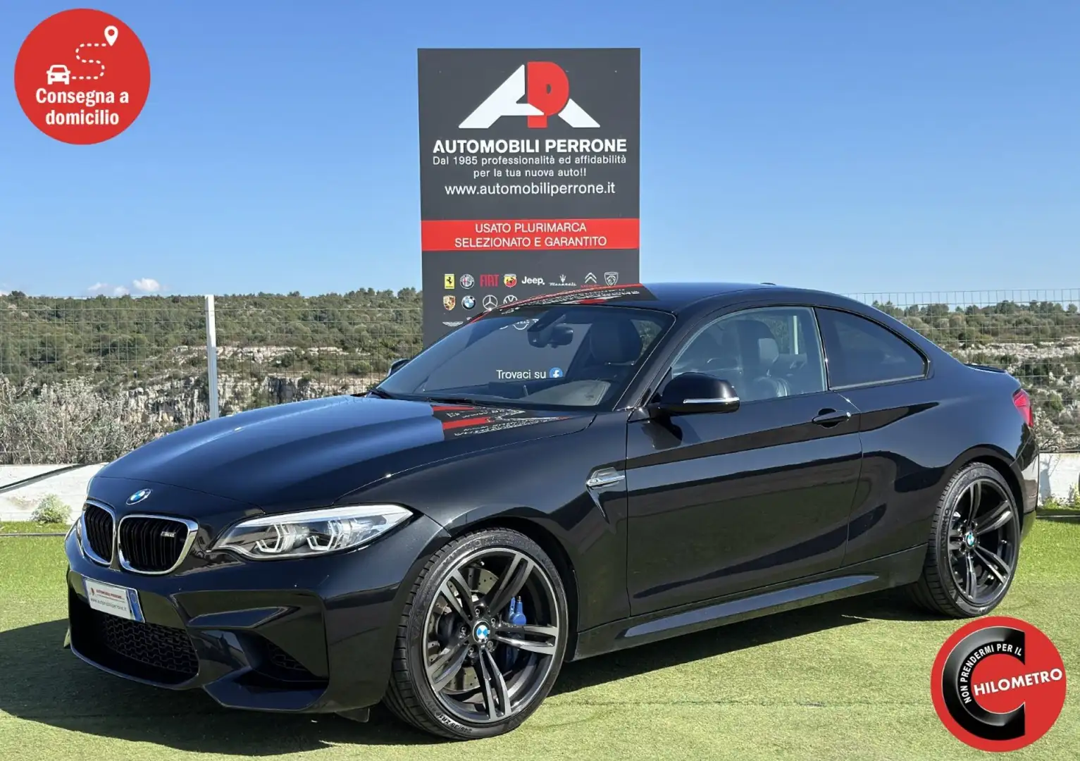BMW M2 Coupé 3.0i 370cv DKG - Face Lift MY18 Nero - 1
