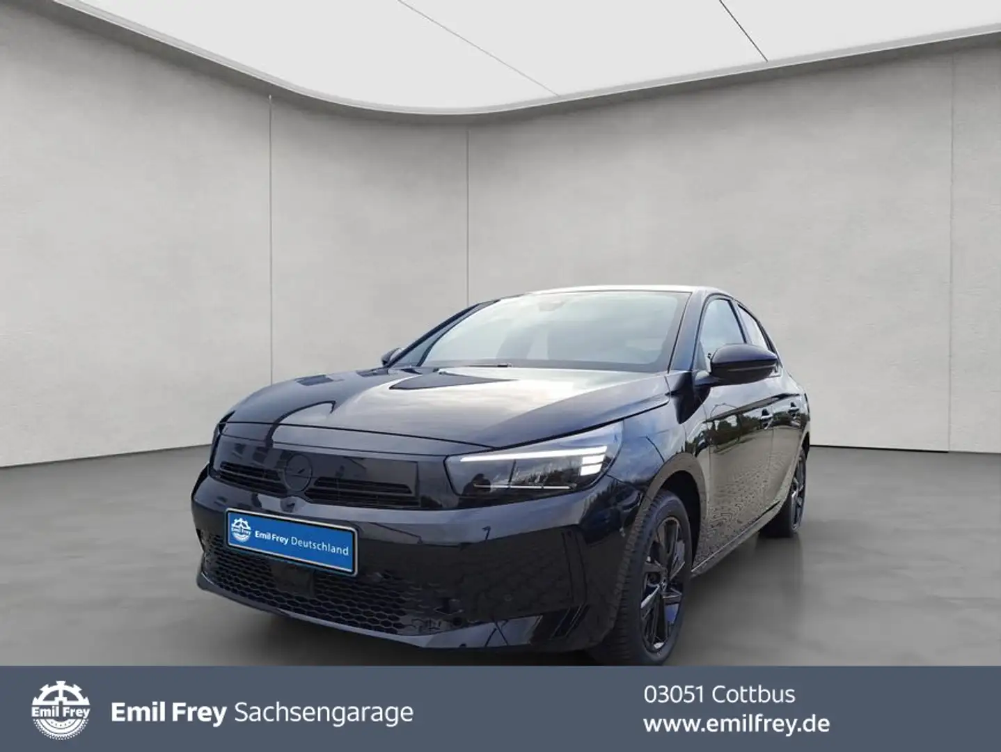 Opel Corsa 1.2 DI Turbo Automatik GS Navi 180°RFC Zwart - 1