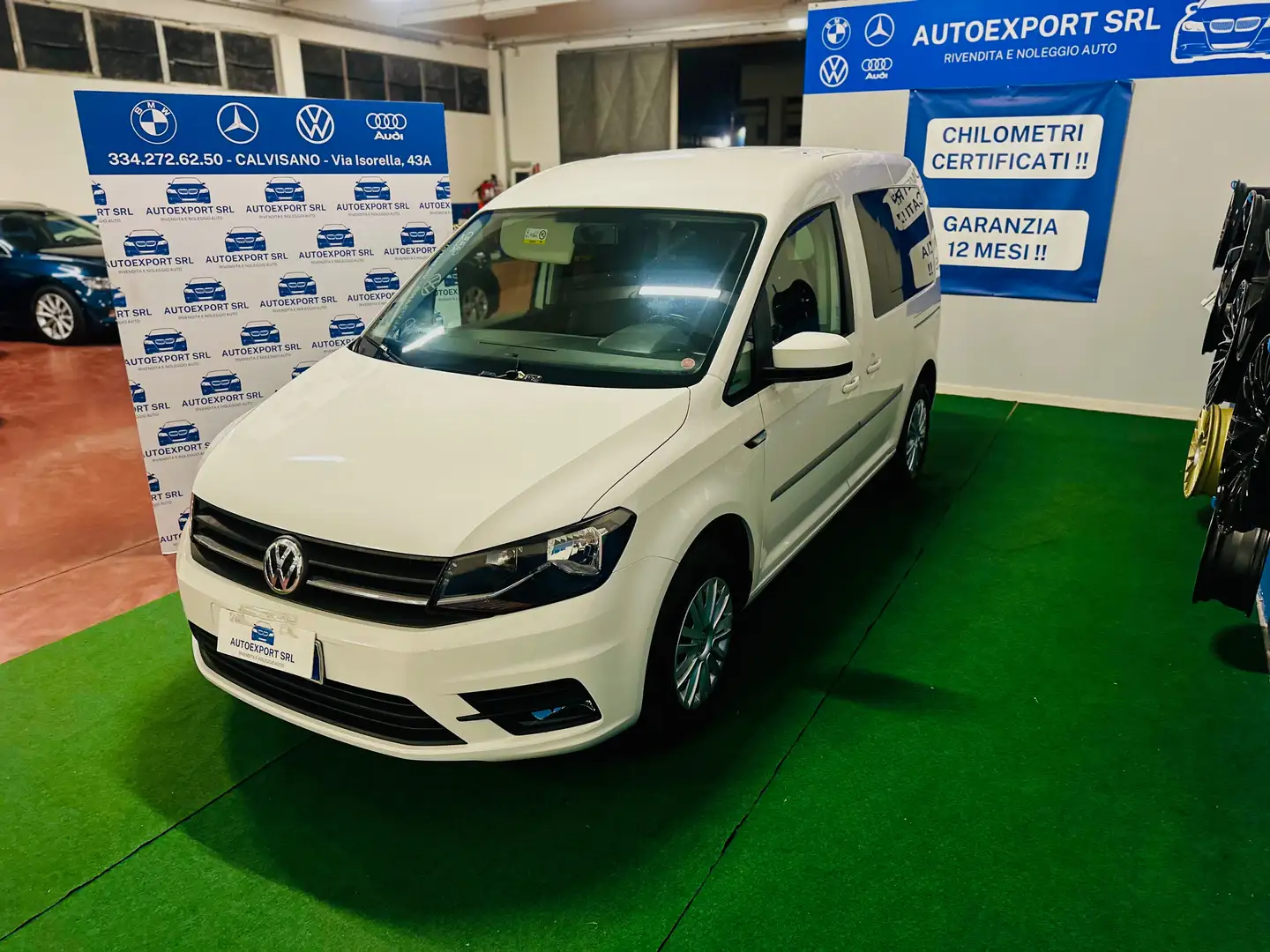 Volkswagen Caddy Volkswagen Caddy 2018/2.0 diesel /5 posti/kmcertif Bianco - 1