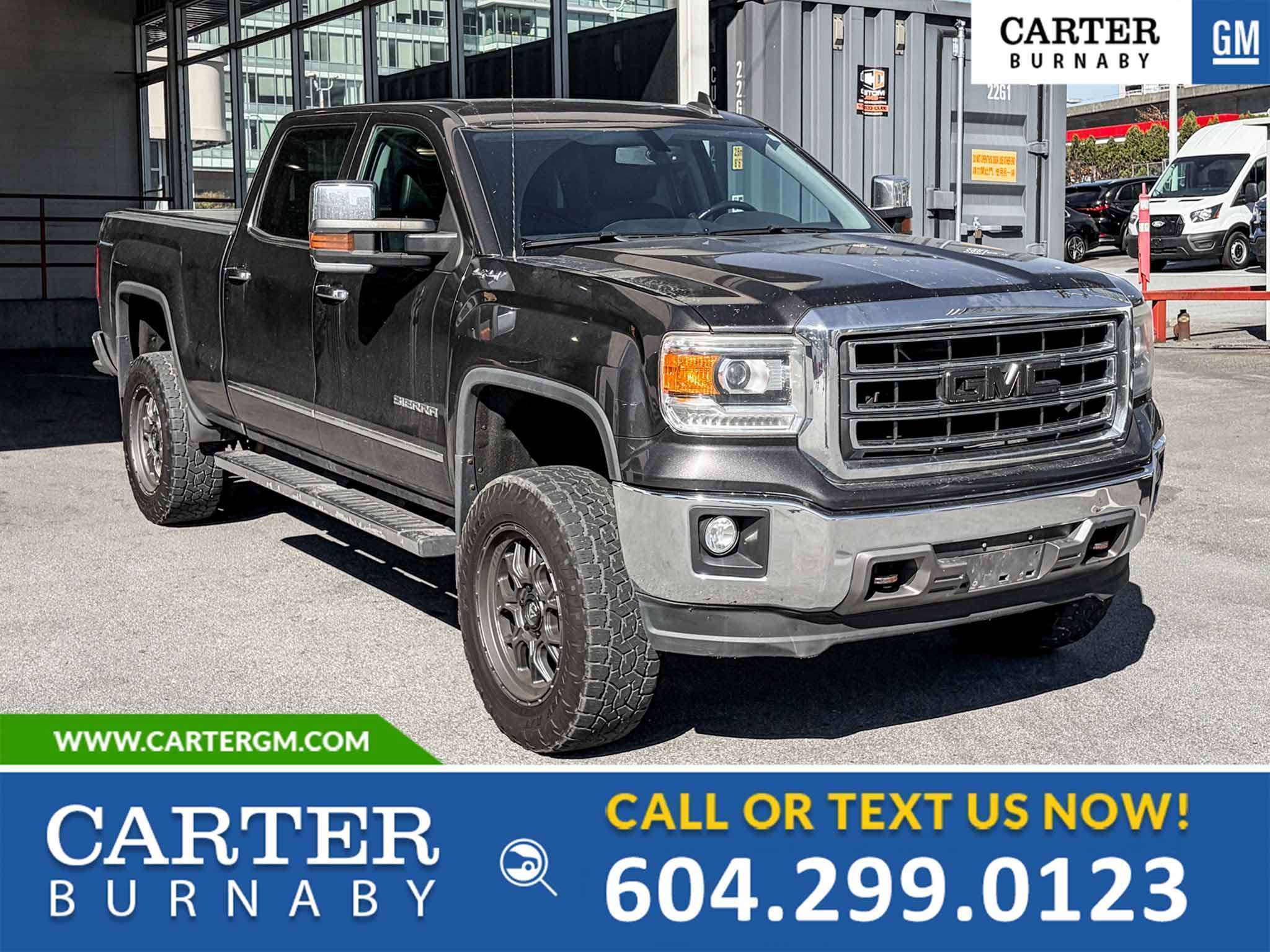 Gray 2015 GMC Sierra 1500 Pickup Truck Four-Wheel Drive Automatic