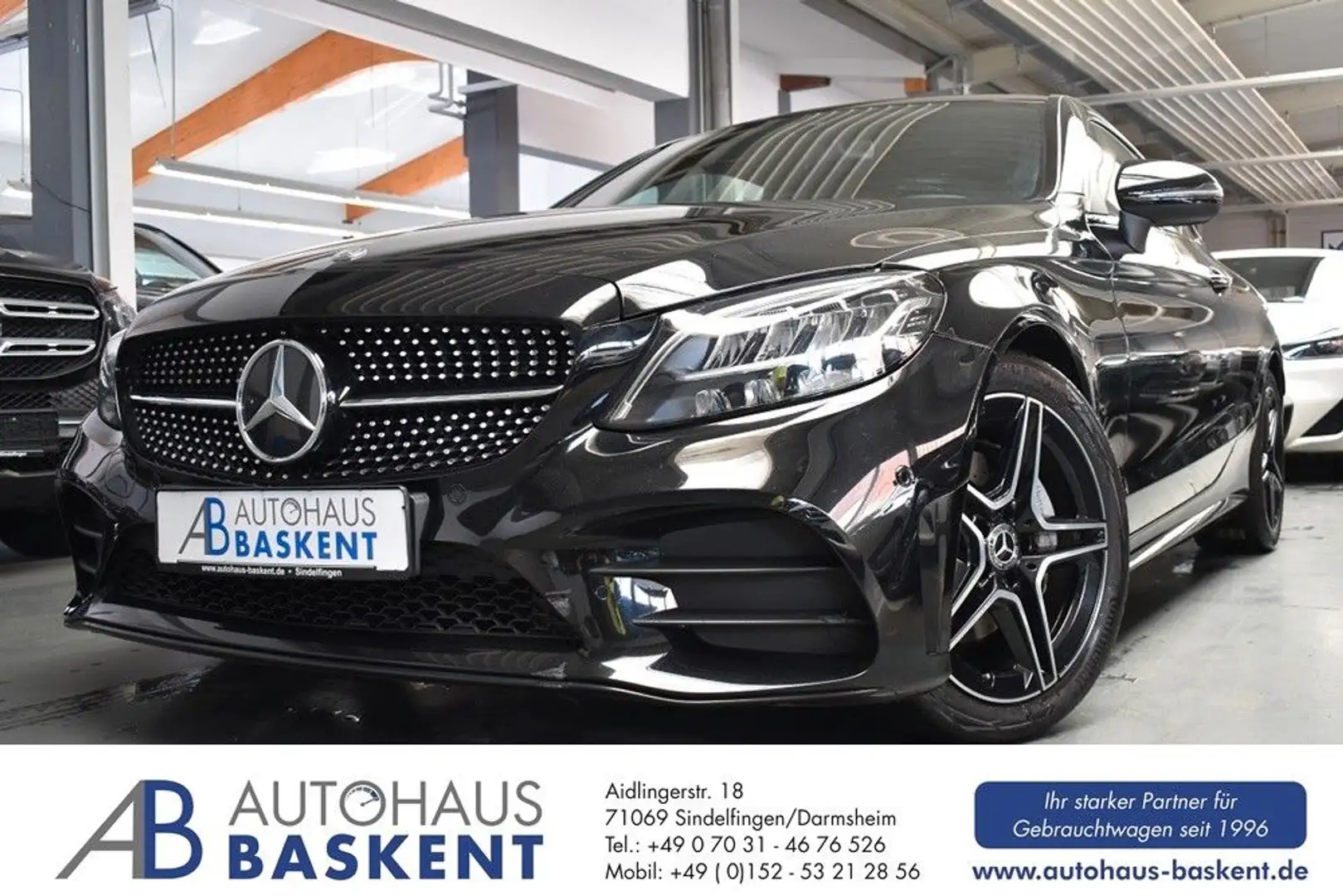 Mercedes-Benz C 180 Coupe AMG LINE*NIGHT-PAKET*PANO*LED*SHZ Noir - 1