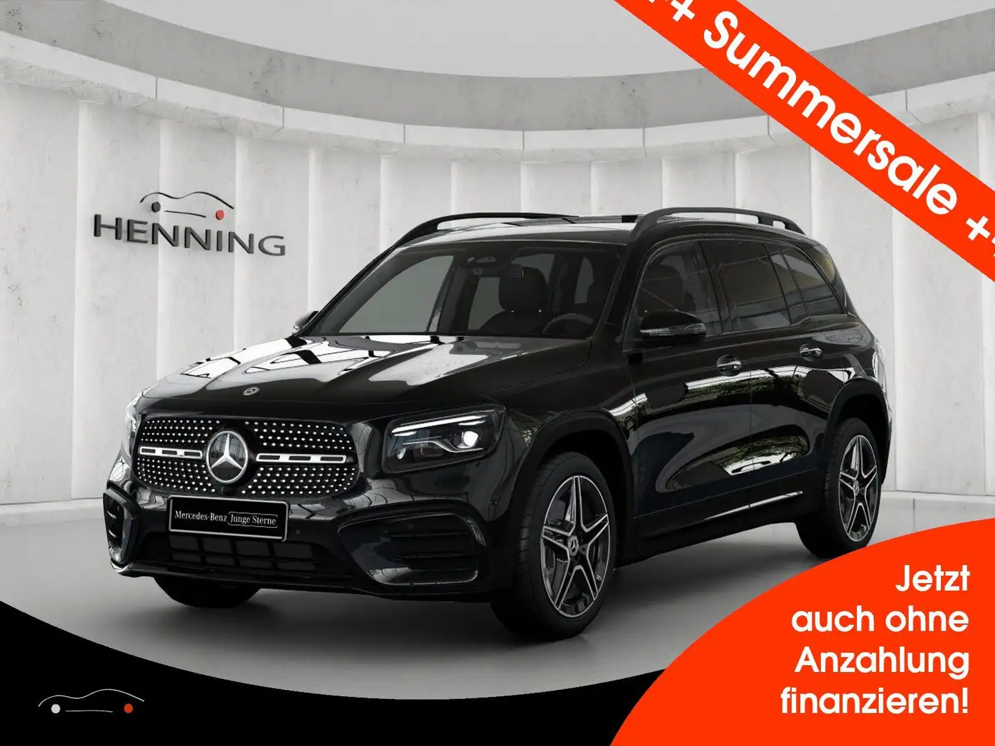 Mercedes-Benz GLB 200 AMG Night-Paket Panorama 360° AHK Totw. Schwarz - 1