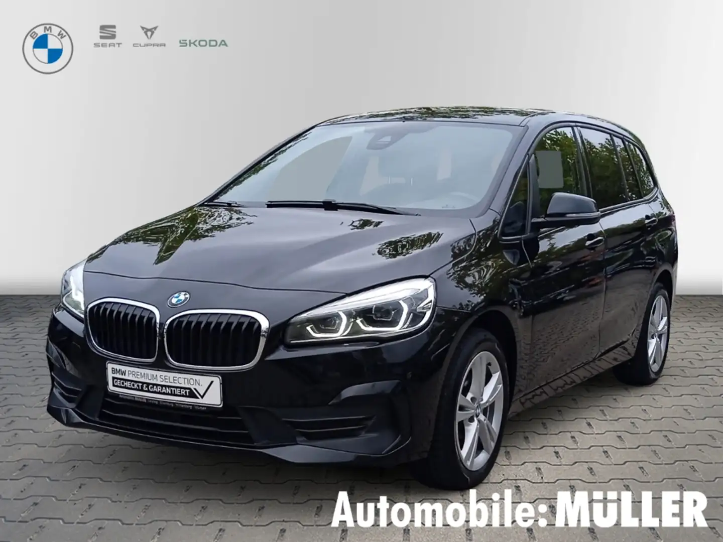 BMW 216 Gran Tourer d*Sportsitz*H&K*DAB*LED*Tempomat* Noir - 1