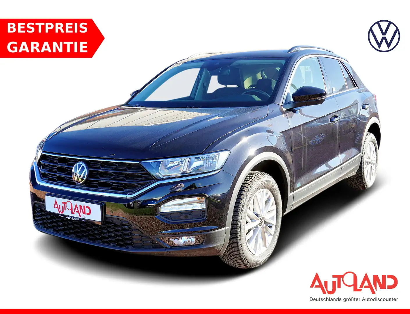 Volkswagen T-Roc 1.0 TSi 110 PS Navi Sitzheizung Tempomat Schwarz - 1