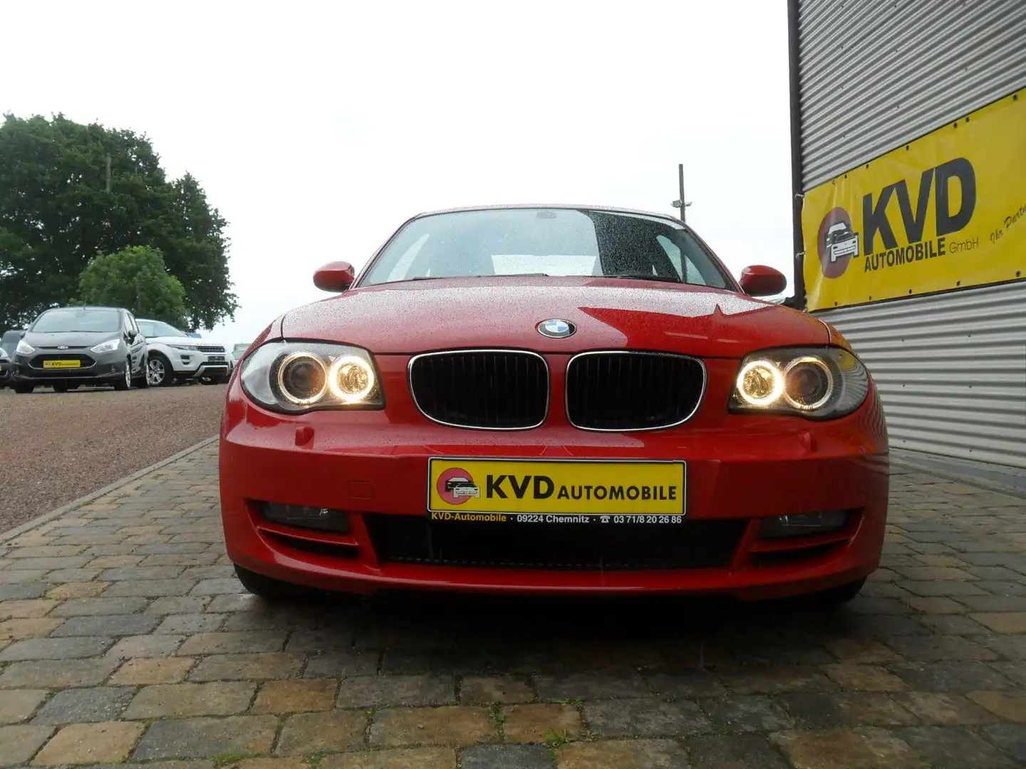 BMW 120 Baureihe 1 Coupe 120d  1 HD. Rot - 2