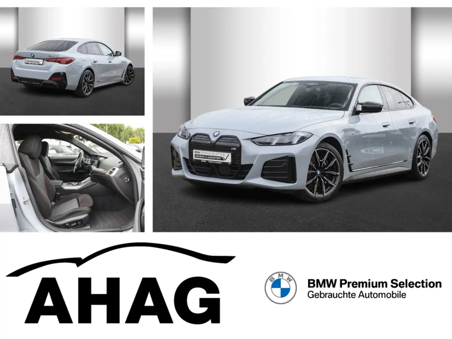 BMW i4 M50 0,25% ACC AHK H/K 360° HUD Adapt.LED 19" Grau - 1