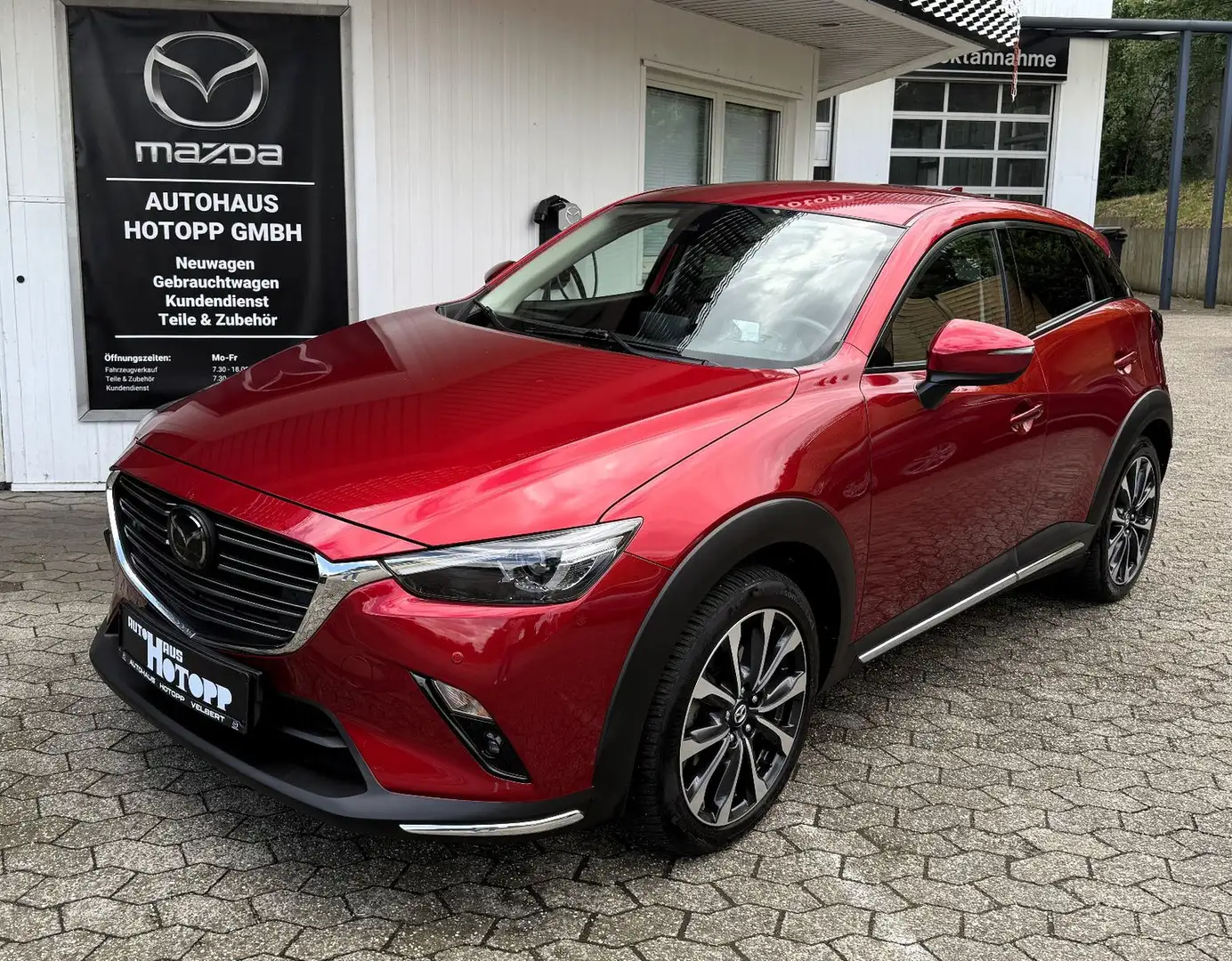 Mazda CX-3 SPORTS-LINE AUTOM.*MATRIX*BOSE*VOLLLEDER Rot - 1