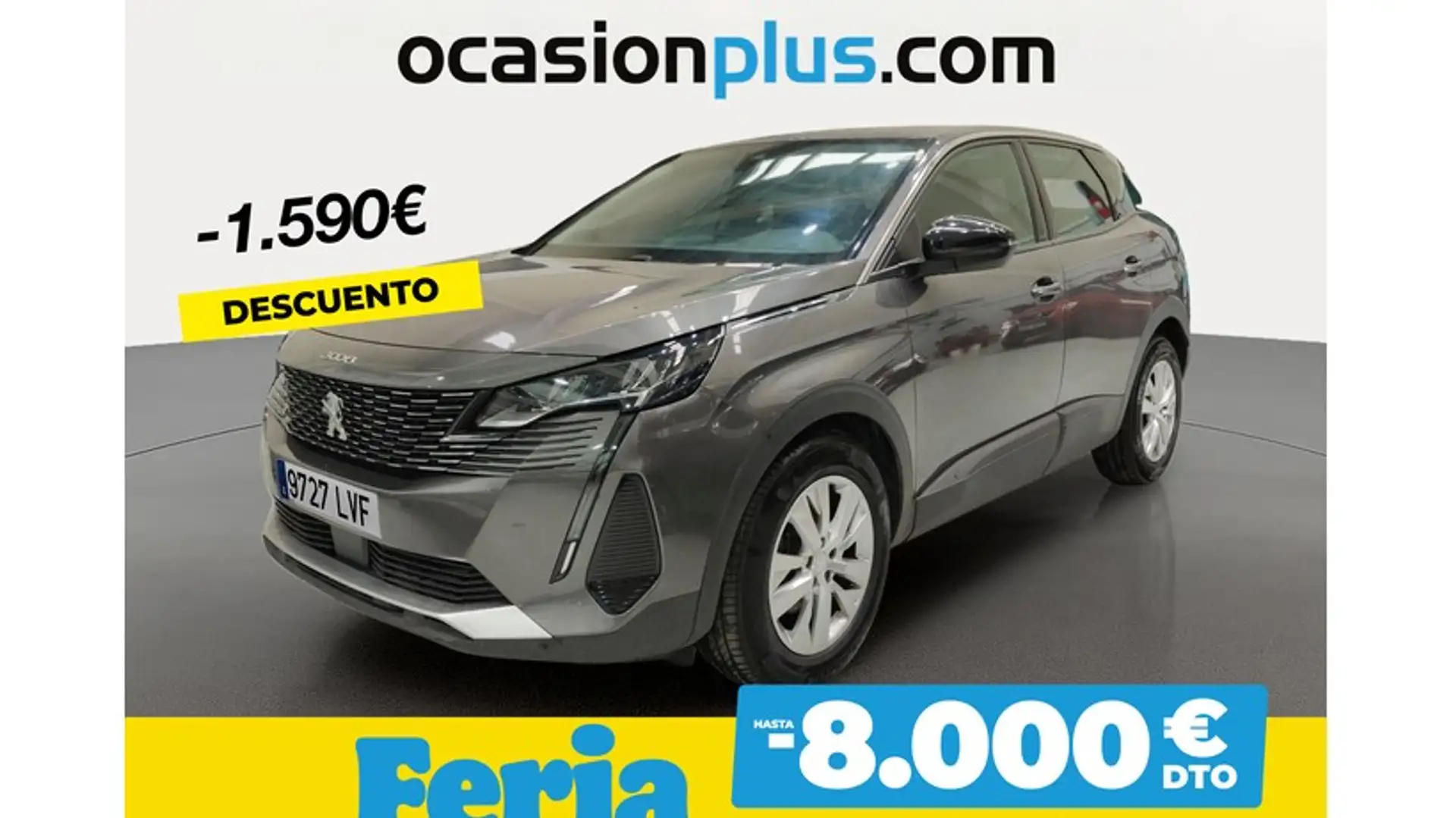 Peugeot 3008 1.6 BlueHDi Active 120 Argent - 1