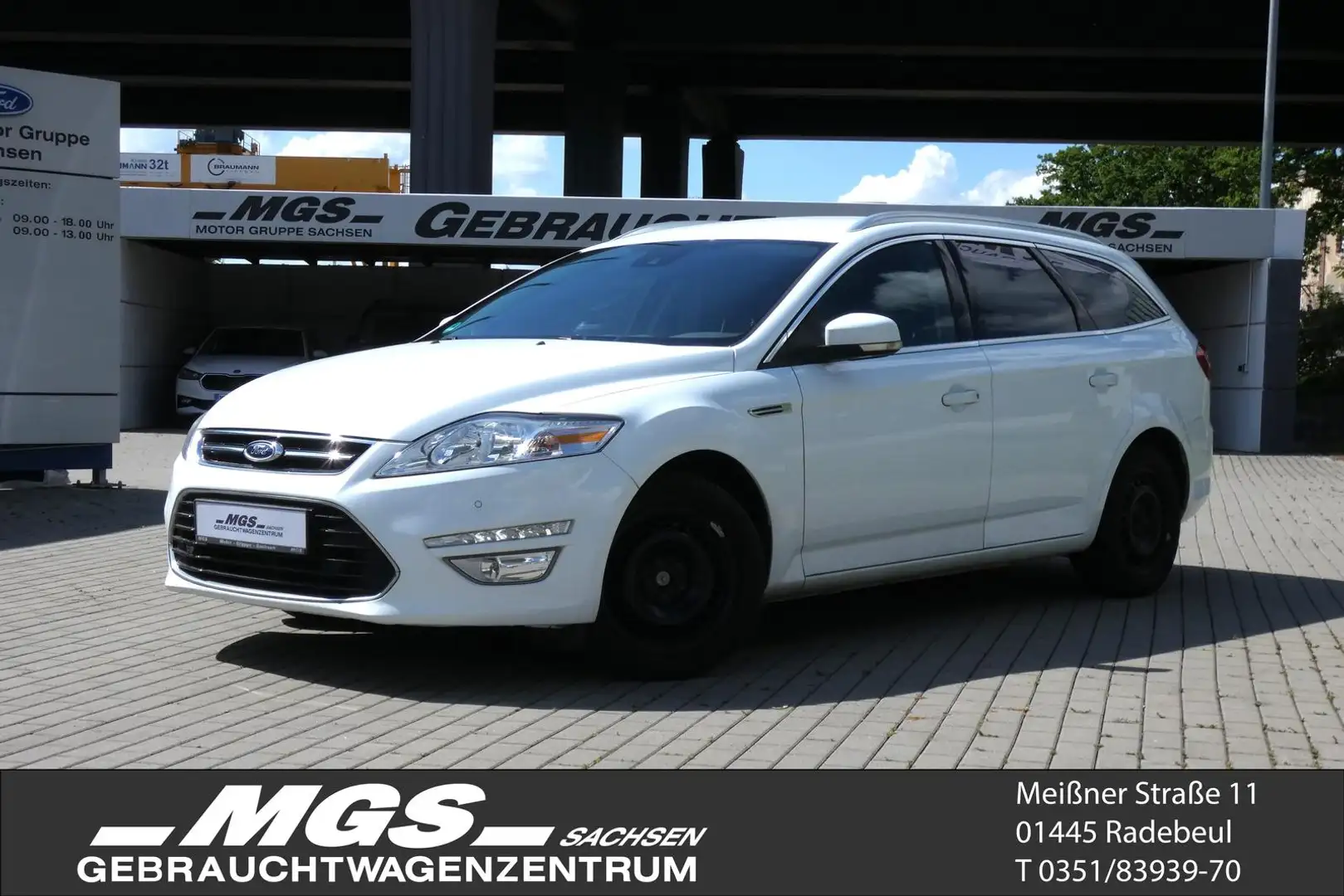 Ford Mondeo 1.6 EB "BUSINESS" #KLIMA #TEMP #NAVI #SHZ Bílá - 1