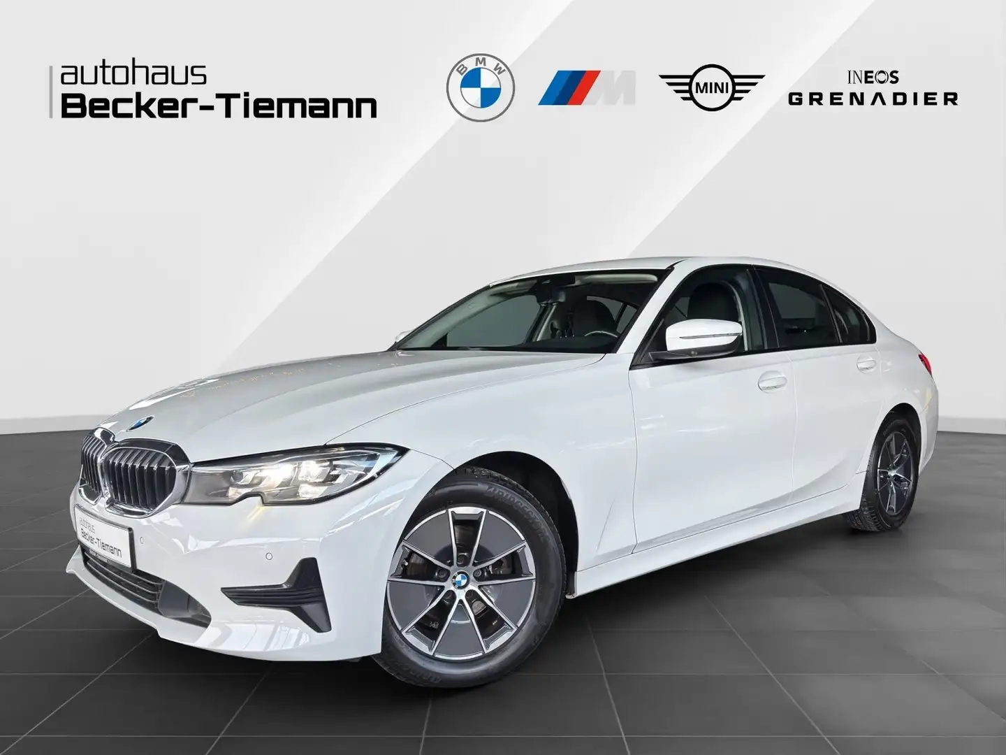 BMW 318 d Automatik/LivePro/CarPlay/DAB/PDC/Tempomat Weiß - 1