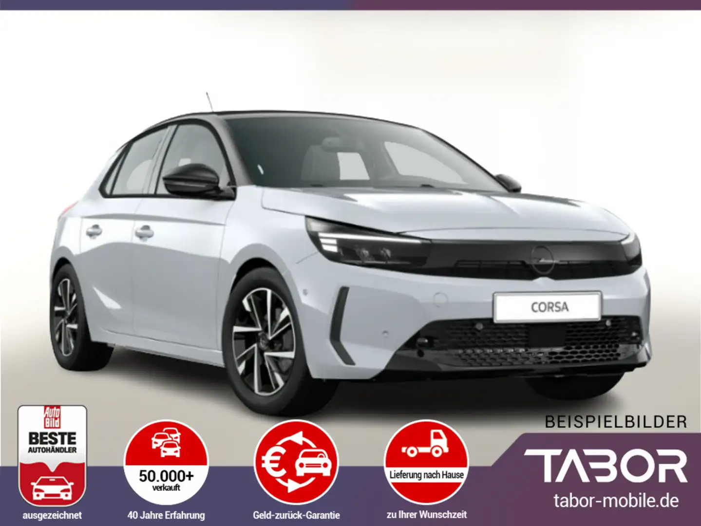 Opel Corsa 1.2 Turbo GS LED TechP PDC Temp AppCo 16Z Wit - 1