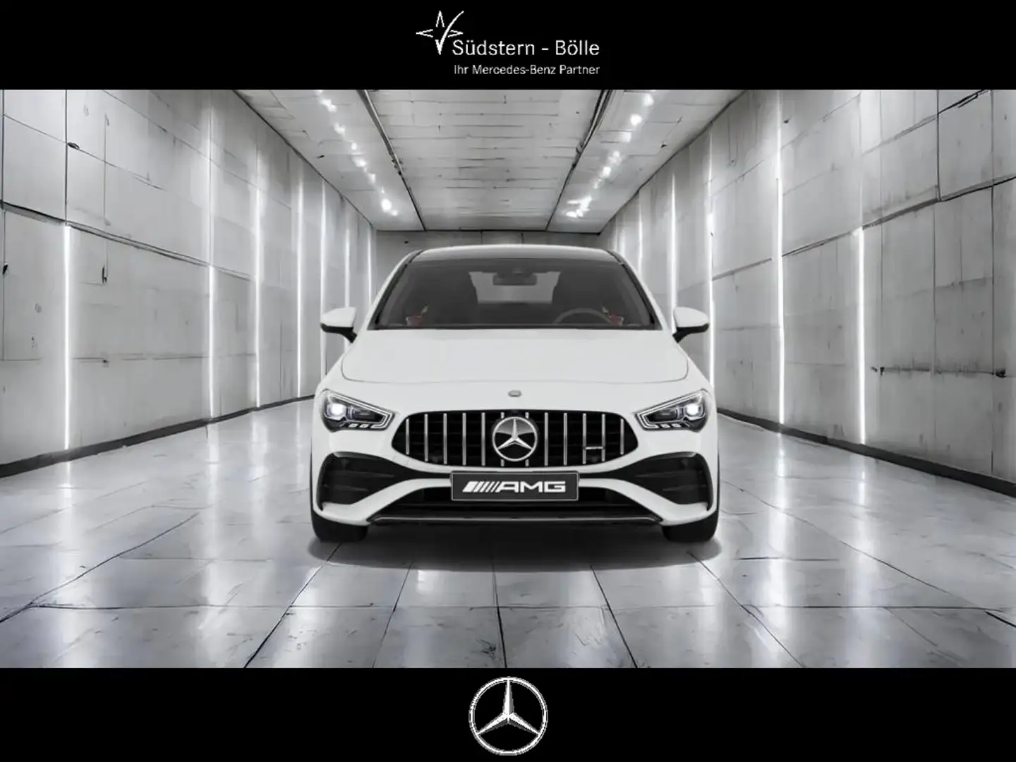 Mercedes-Benz CLA 35 AMG 4M Cpé ADV.PLUS+PANO+KEYL.GO+MULTIB.+ Blanc - 2