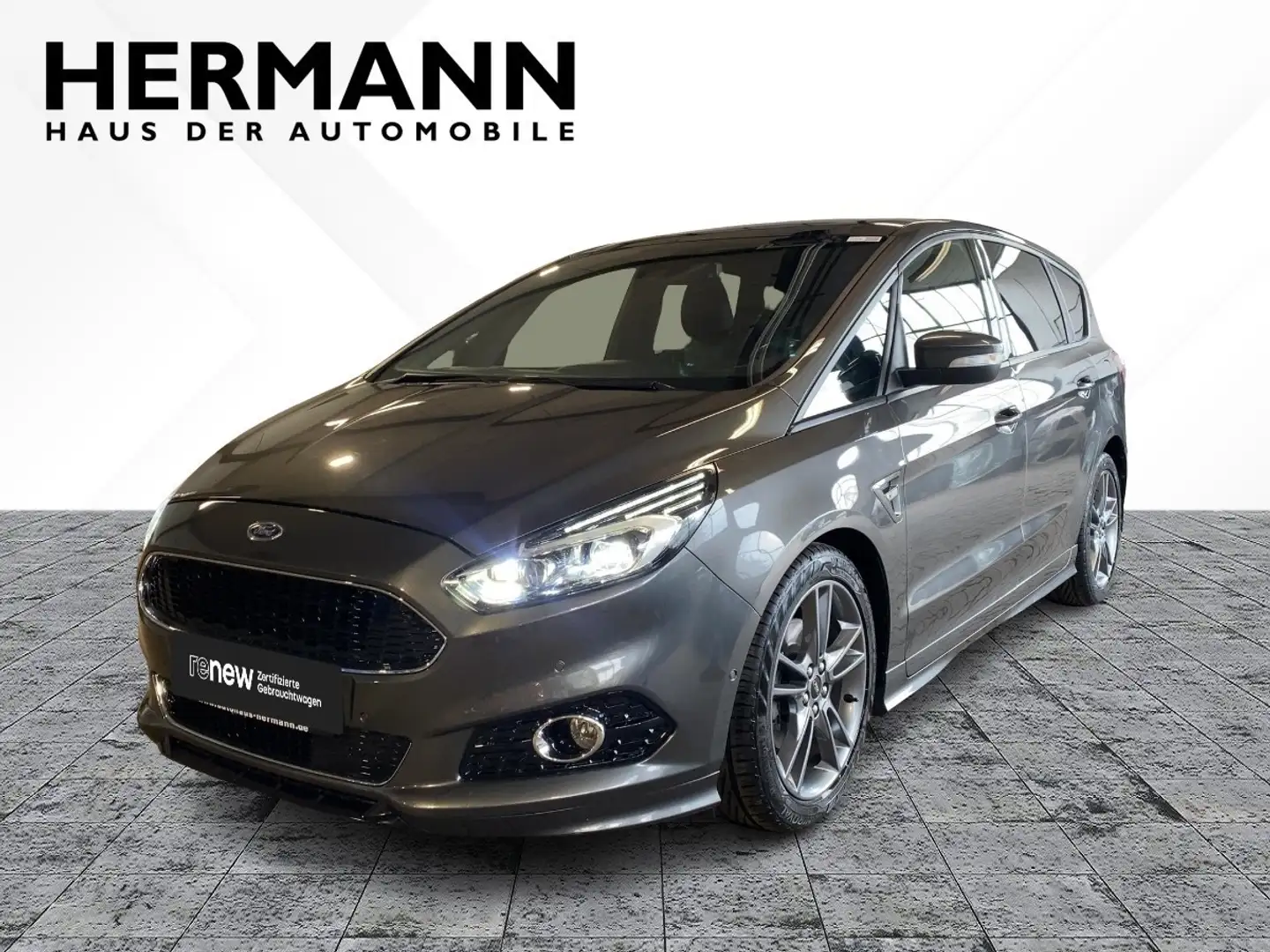 Ford S-Max 2.0 EcoBoost ST-Line *LED*SYNC*NAVI*FLA*LM Gris - 1