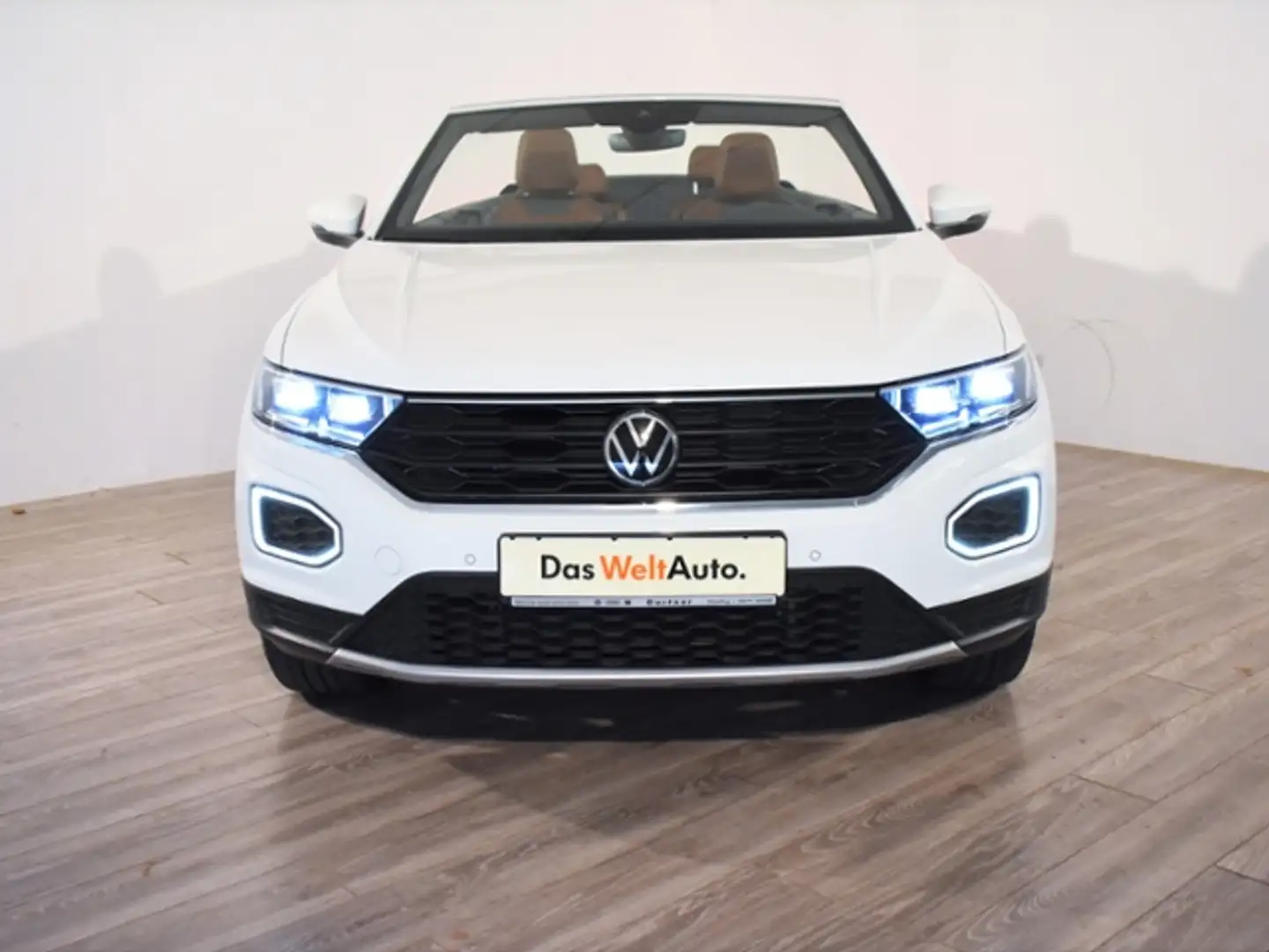 Volkswagen T-Roc Cabriolet STYLE 1.5 TSI DSG LEDER STANDHZG. AHK N Weiß - 2