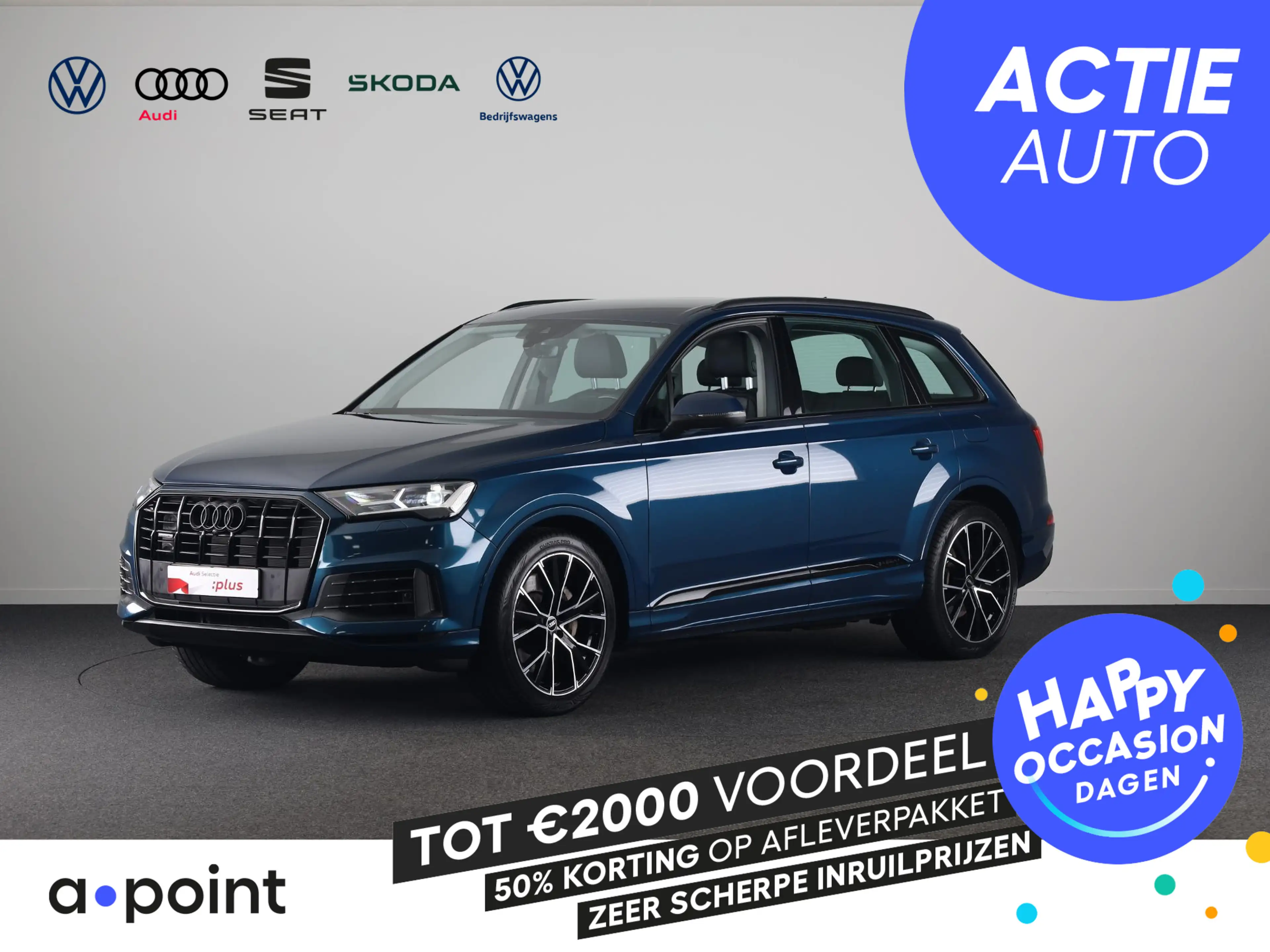 Audi Q7 55 TFSI e quattro Pro Line 367pk | Trekhaak | Park