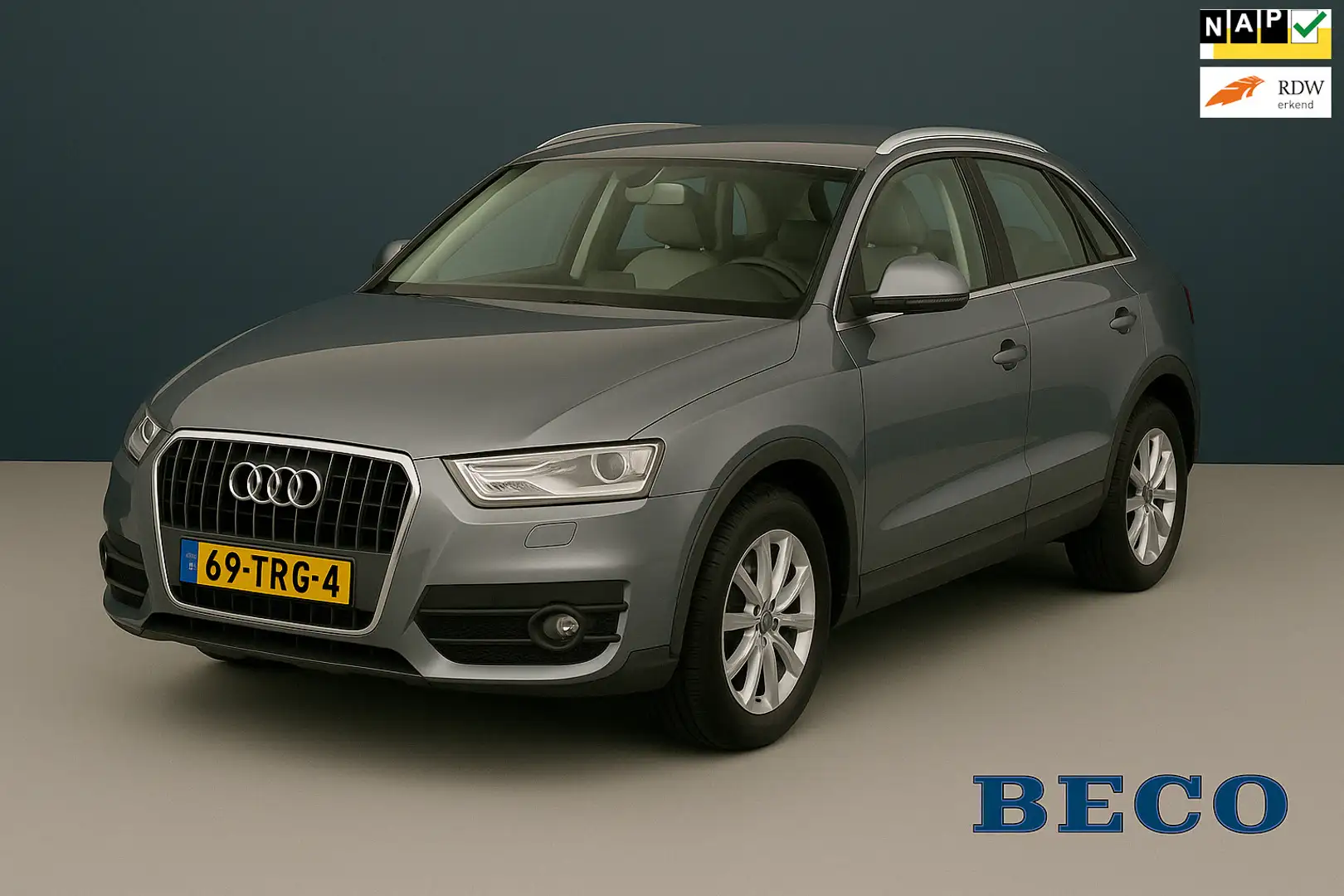 Audi Q3 2.0 TFSI quattro Pro Line|1e eig.|Luxe uitv.| Gris - 1