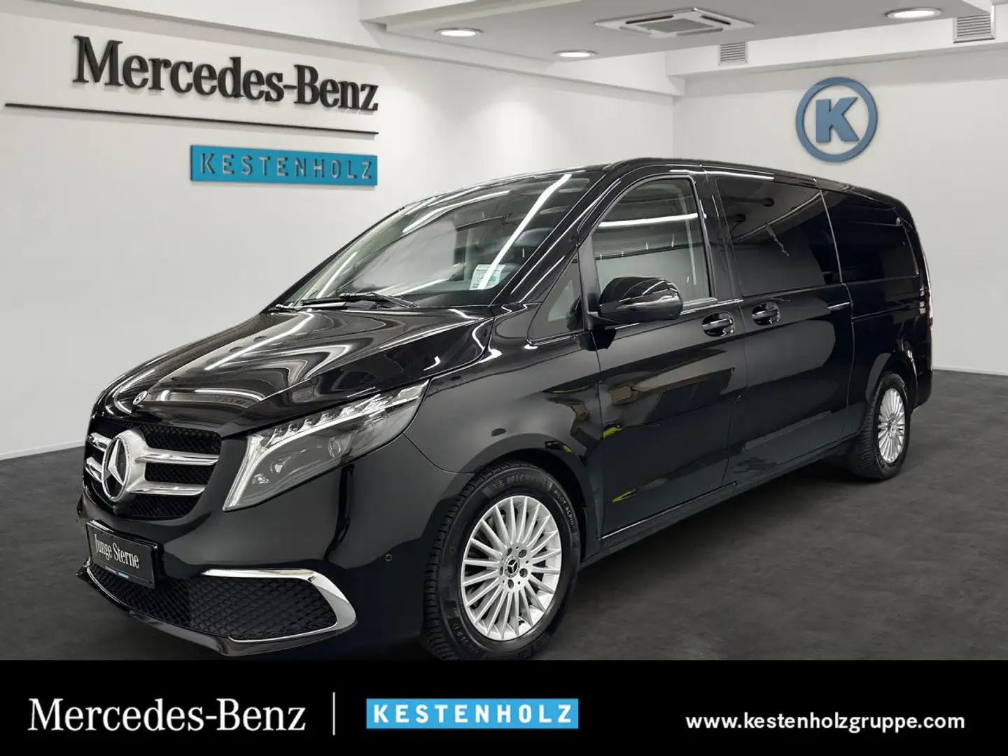 Mercedes-Benz V 300 d AVANTGARDE EDITION Extralang 360° STHZ Schwarz - 1