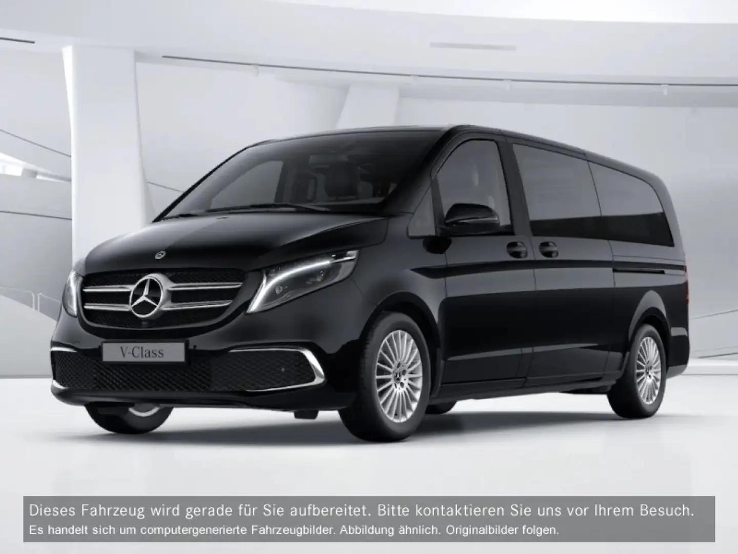 Mercedes-Benz V 300 d extralang Avantgarde Edition Stdhzg AHK 9G Schwarz - 2