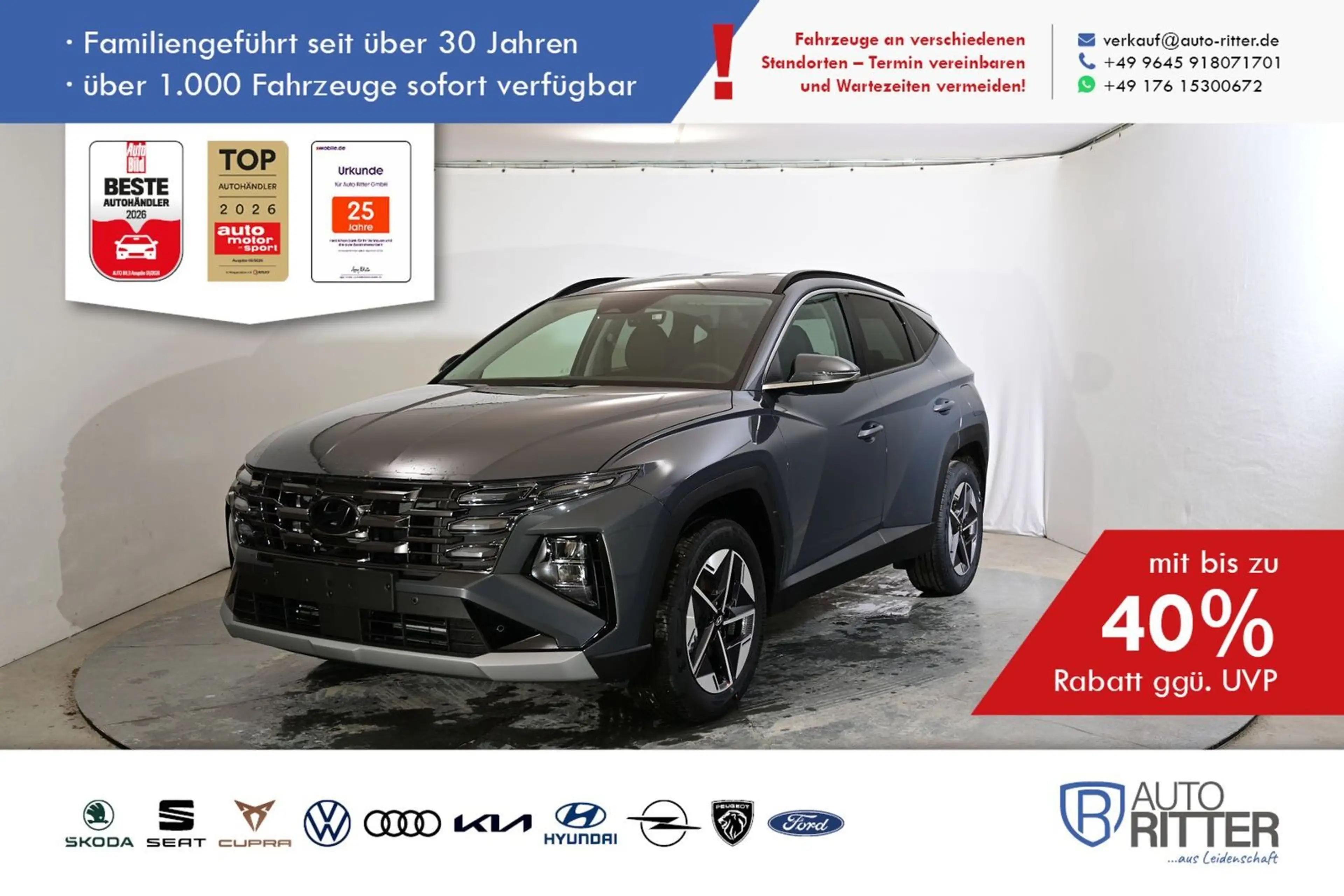 Hyundai TUCSON Prime ACC|RFK|LED|Navi|Carplay|Klima|P...