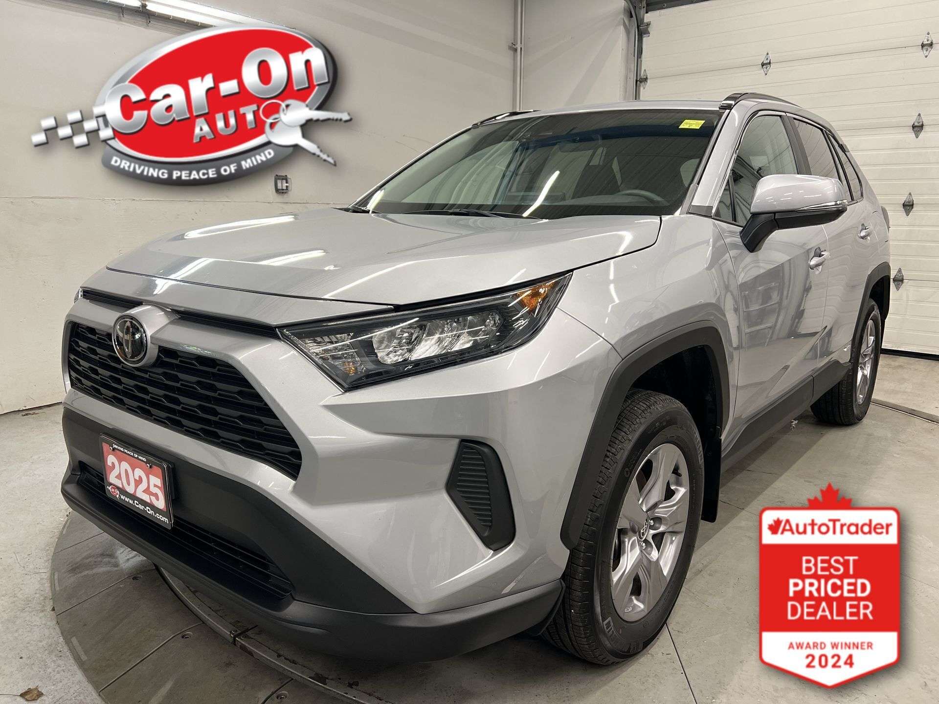 Silver 2025 Toyota RAV4 Hybrid LE AWD SUV / Crossover All-Wheel Drive Automatic