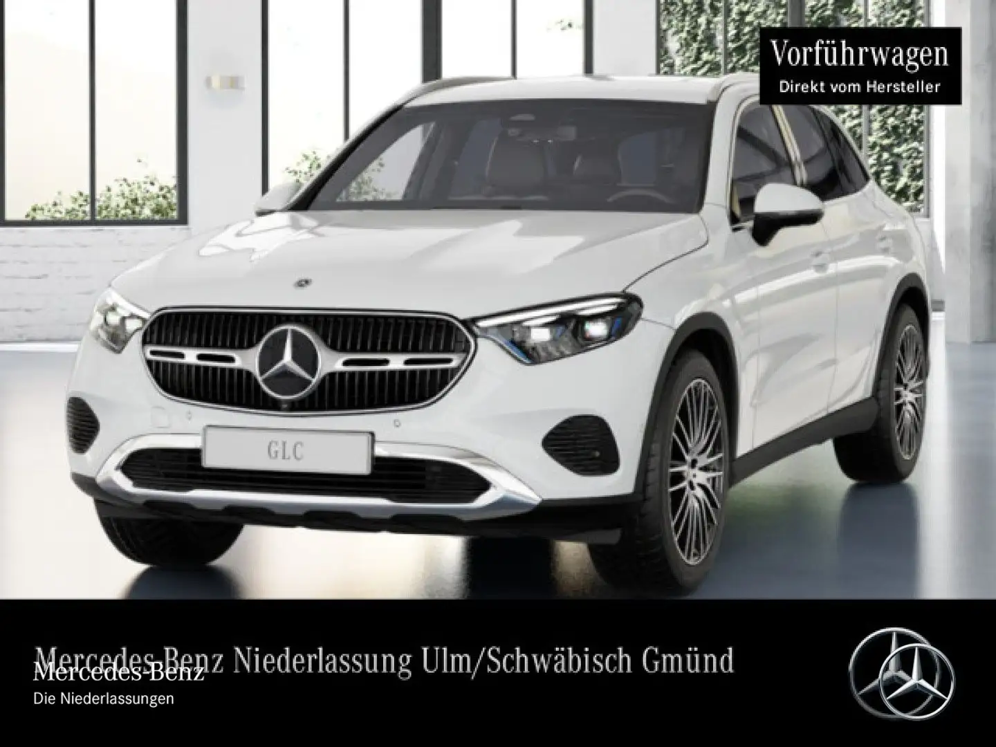 Mercedes-Benz GLC 200 4M AVANTG+360+AHK+TOTW+KEYLESS+9G Blanc - 2