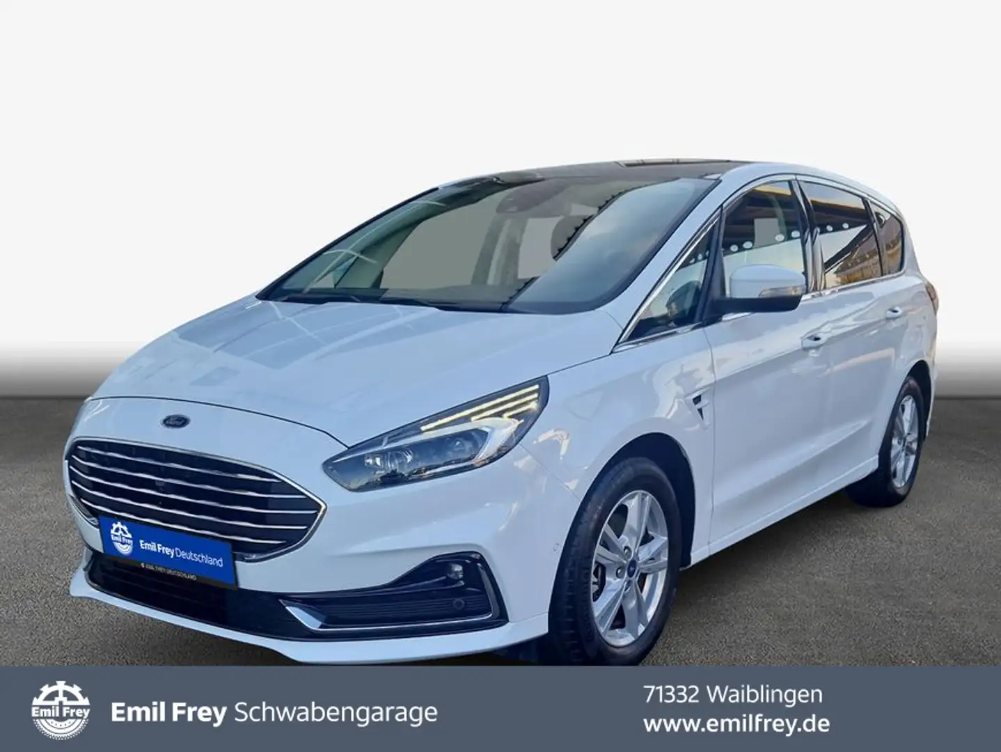 Ford S-Max 2.5 FHEV TITANIUM *Pano/ACC/7-Sitzer* Weiß - 1