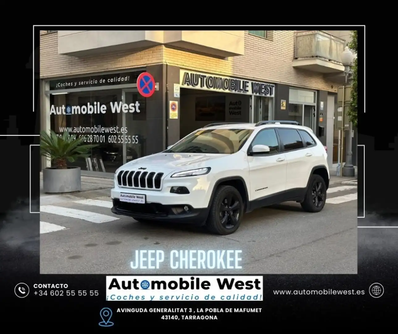 Jeep Cherokee 2.2 Multijet Limited 4x4 ADII Aut. 147kw Blanco - 1