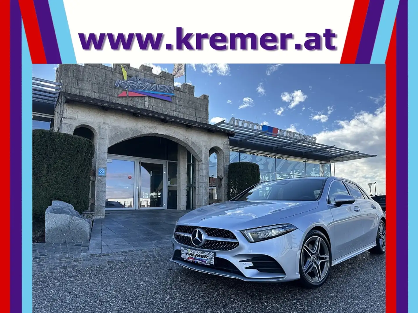 Mercedes-Benz A 200 Aut. AMG-Line/LED/SHA/SHZ/RFK/NAVI/AMBIENTE/ALC... Grigio - 1