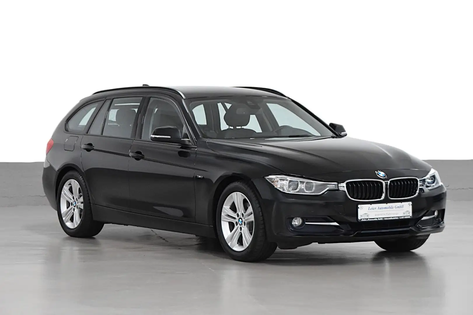 BMW 320 D TOURING SPORT LINE*VOLLLEDER*AUS 1 HAND* Noir - 1