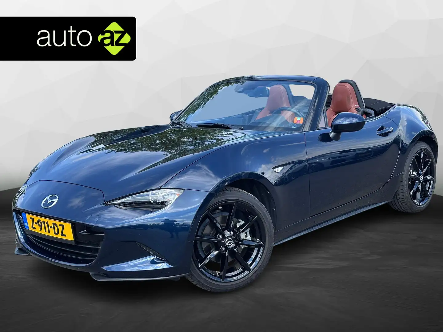 Mazda MX-5 2.0 SkyActiv-G 184 Sportive | Camera | Leder | Bos Bleu - 1