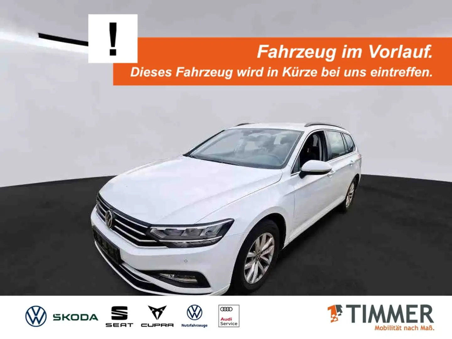 Volkswagen Passat Variant 2.0 TDI DSG BUSINESS +AHK +LED +ACC +RKAM +NAVI + Weiß - 1