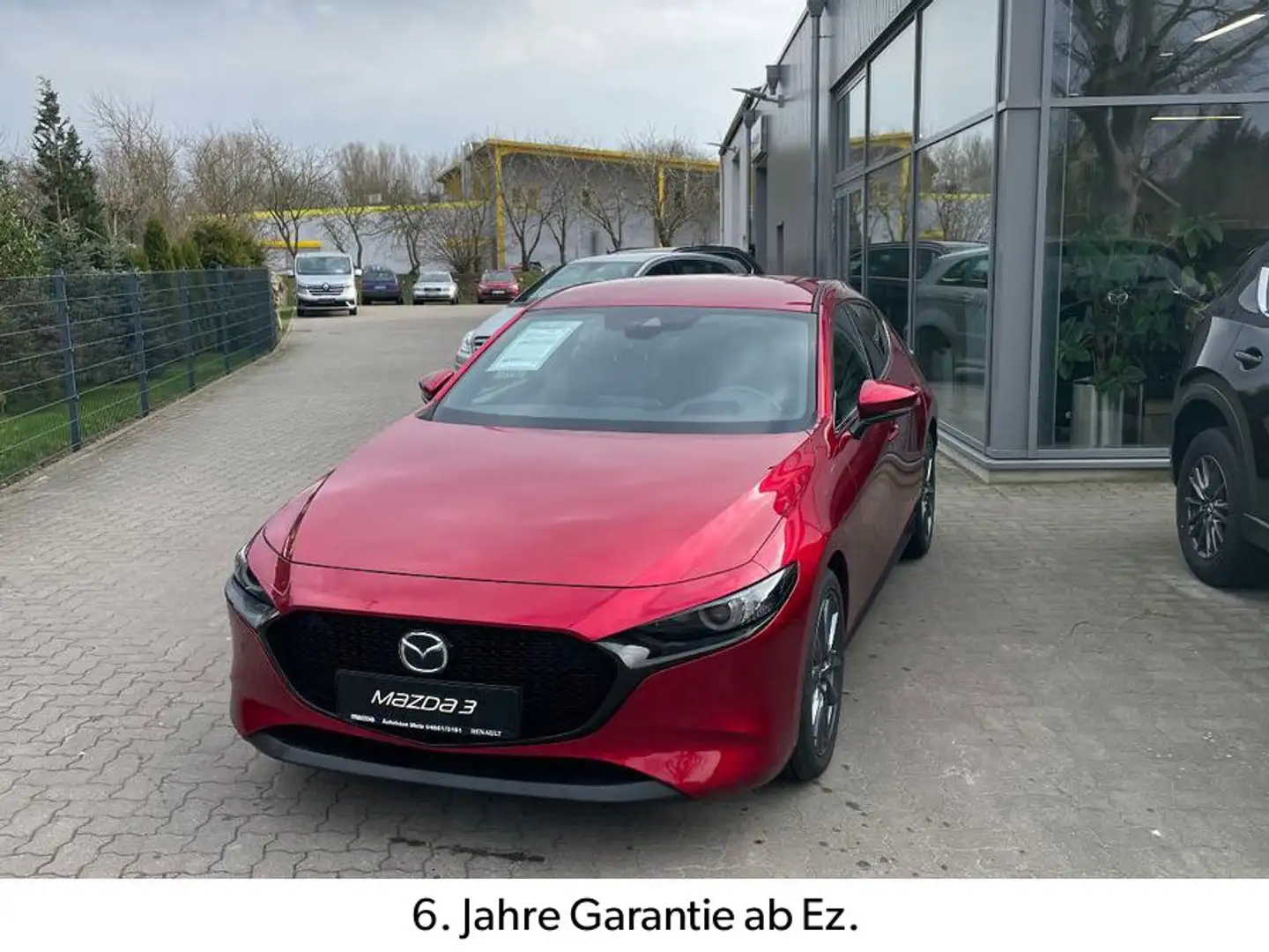 Mazda 3 S SKYACTIV-G 2.0 150PS M HYBRID 6GS AL-SELECTI Rot - 2