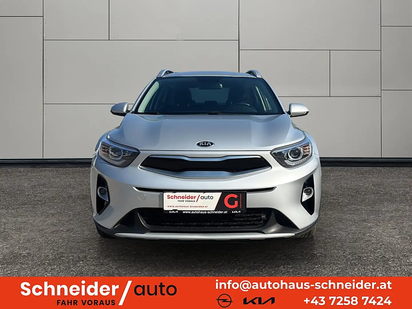 Kia Stonic 1,4 MPI ISG Silber Grau - 2