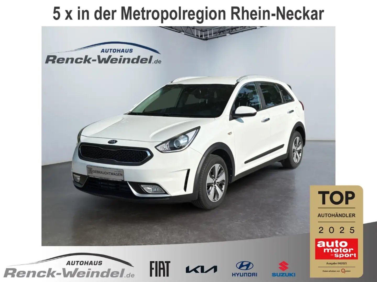 Kia Niro Vision 1.6 Navi Mehrzonenklima Fahrerprofil SHZ Le White - 1