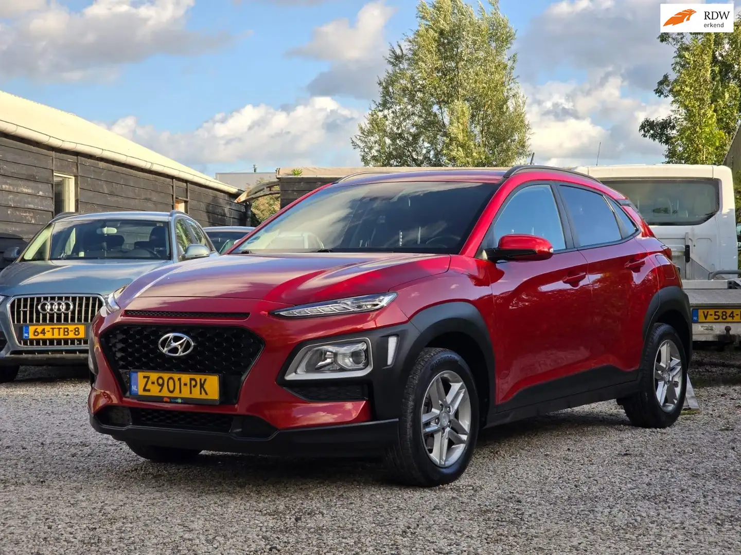 Hyundai KONA 1.0 T-GDI Comfort CarPlay/Camera/Trekhaak Rood - 1