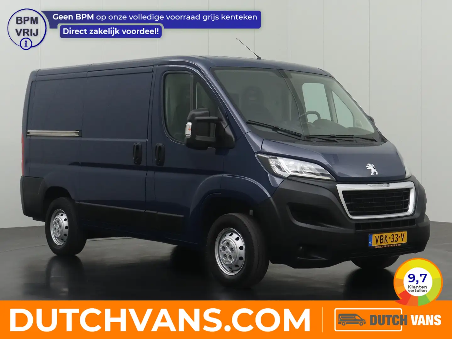 Peugeot Boxer 2.0BlueHDI 130PK L1H1 Premium | 2xSchuifdeur | Nav Blauw - 1