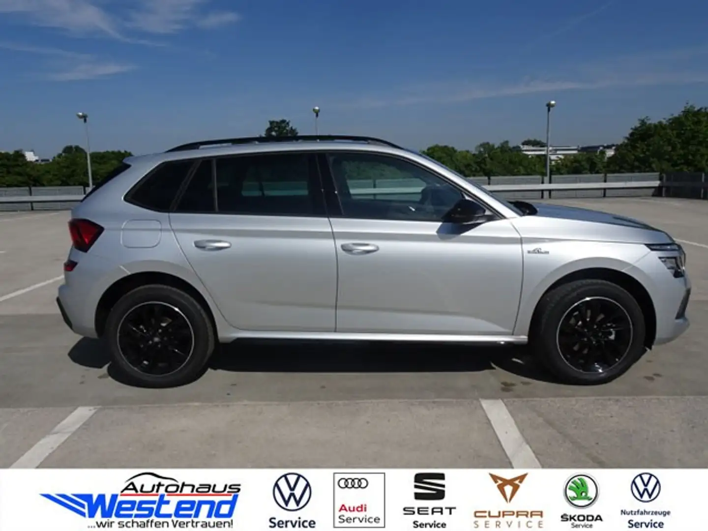 Skoda Kamiq Monte Carlo 1.5l TSI 110kW DSG LED Klima Silber - 2