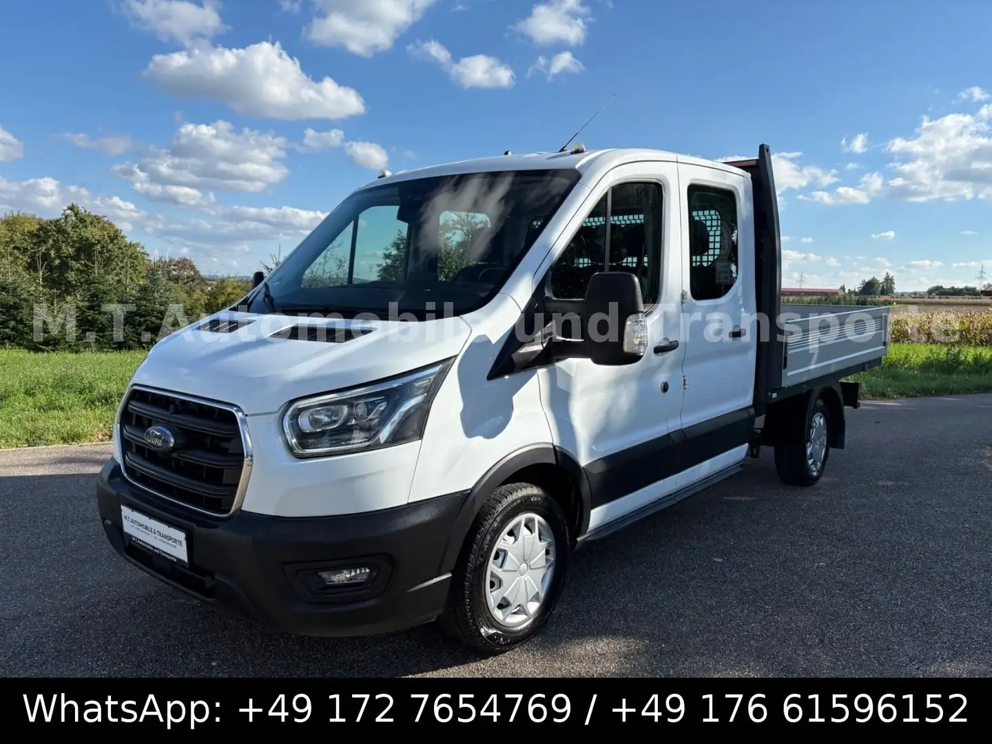 Ford Transit Pritsche L2 DoKa *NAVI*KLIMA*ACC*LED*SHZ Weiß - 1