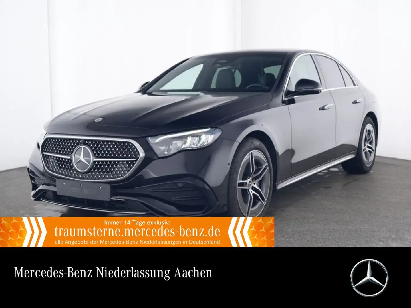 Mercedes-Benz E 300 de Hybrid AMG 360° Burmester Distr. LED PTS Schwarz - 1