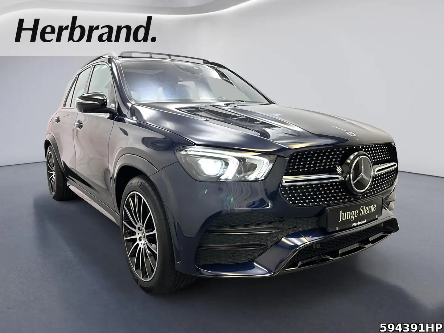 Mercedes-Benz GLE 350 de 4M AMG Night Pano AHK BURMESTER 360° Blau - 2