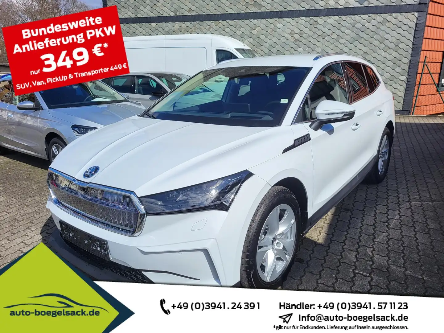 Skoda Enyaq iV 80 (ab MJ23.2) +SUITE+ADVANCED & ALARM+ Weiß - 1