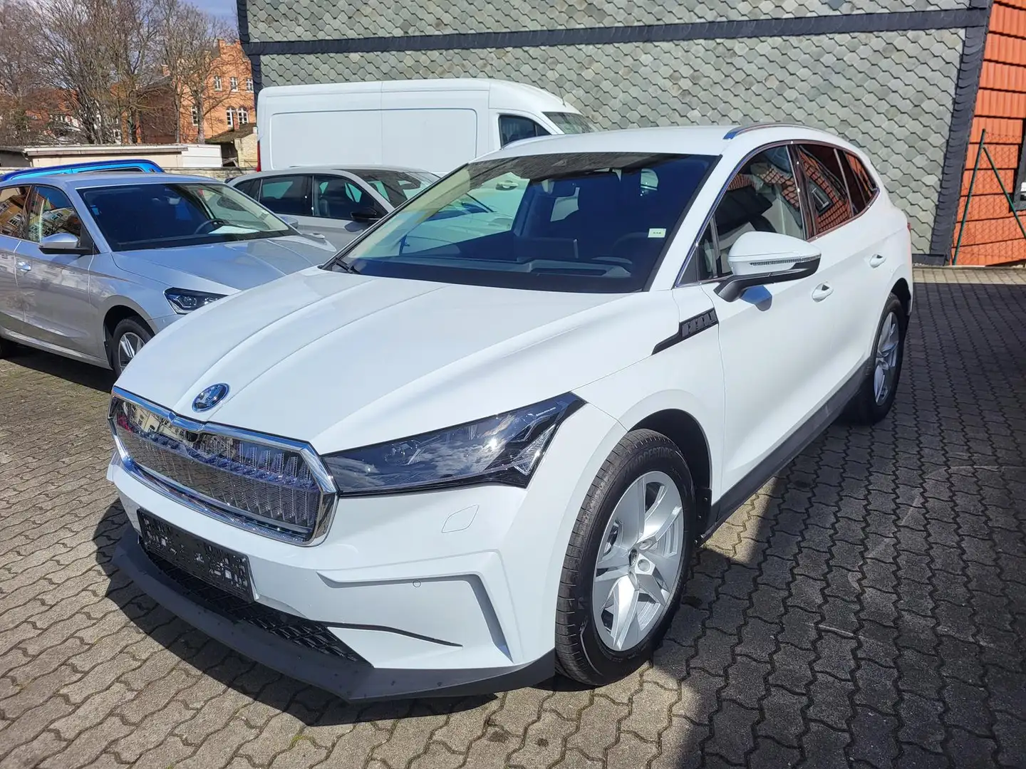 Skoda Enyaq iV 80 (ab MJ23.2) +SUITE+ADVANCED & ALARM+ Weiß - 2