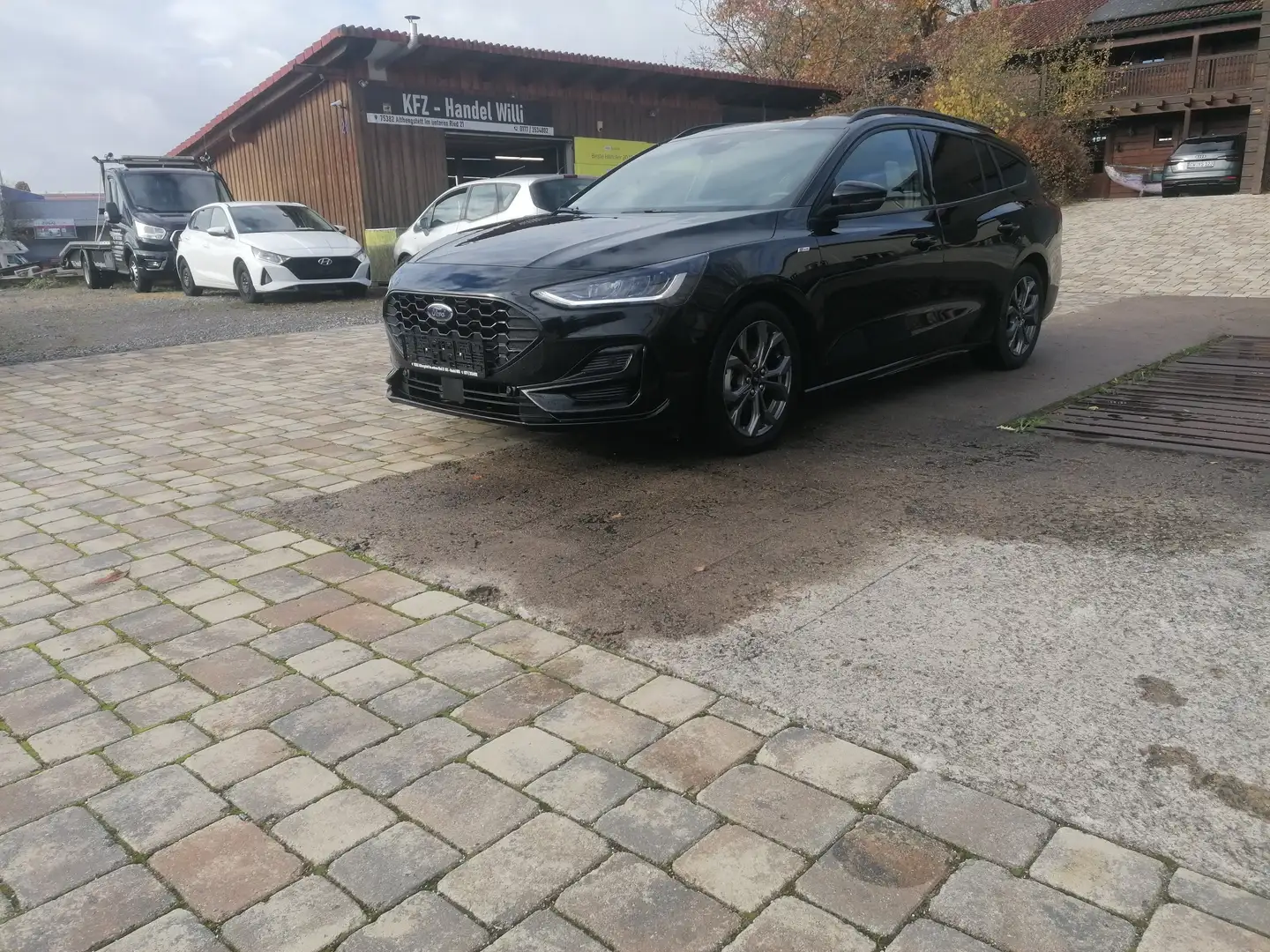 Ford Focus STLine/AHK/Hybrid/TÜV02-2027/1Hand/Hagelschaden Schwarz - 2