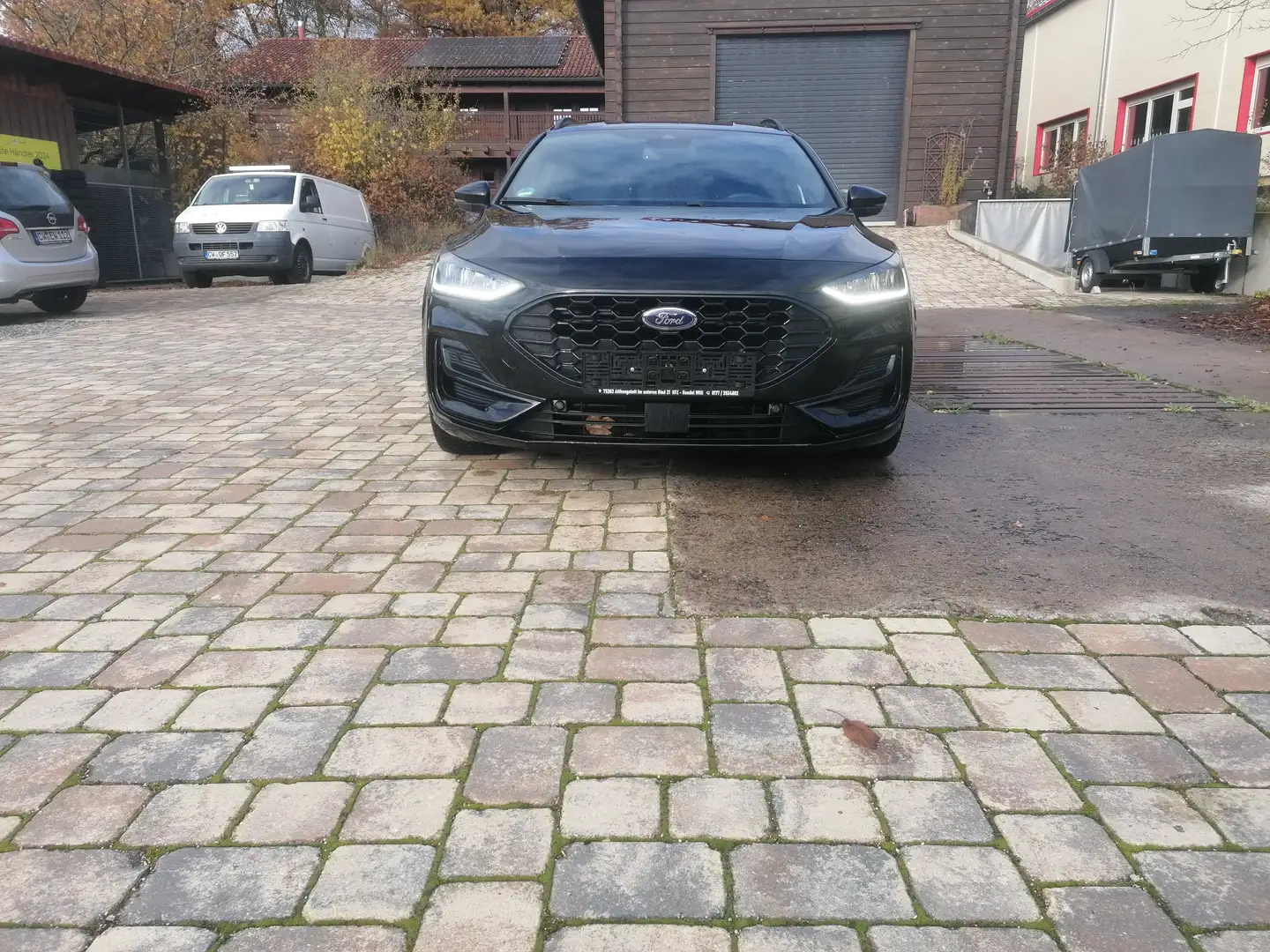 Ford Focus STLine/AHK/Hybrid/TÜV02-2027/1Hand/Hagelschaden Schwarz - 1
