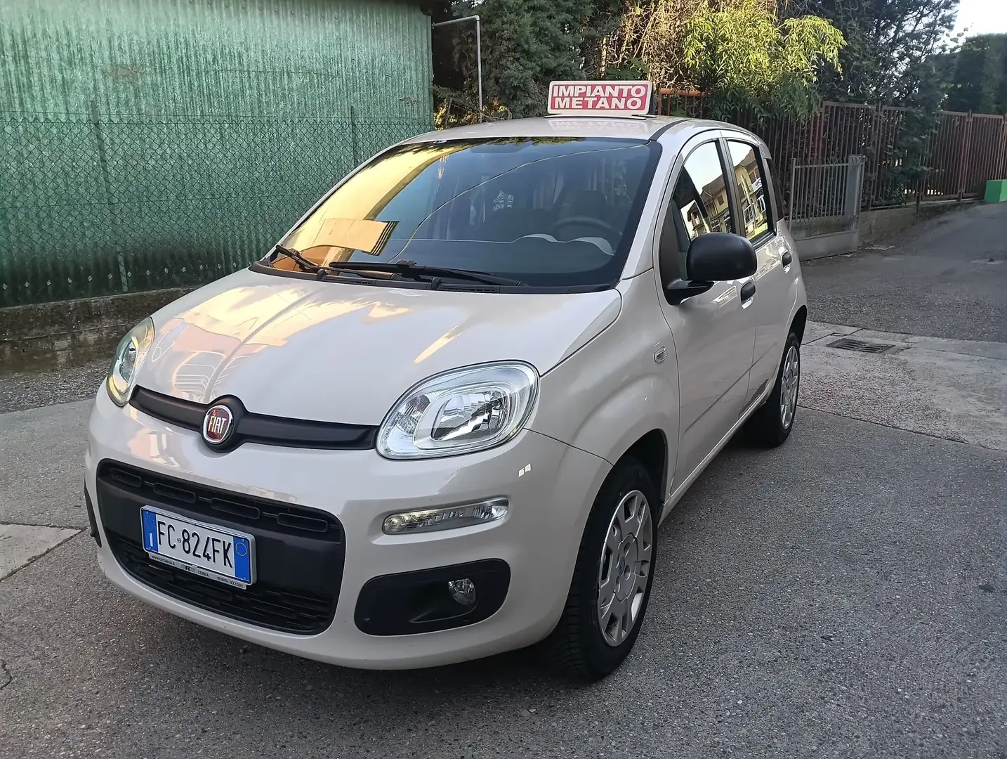 Fiat Panda Panda 0.9 t.air t. natural power Pop 80cv E6 Beige - 2